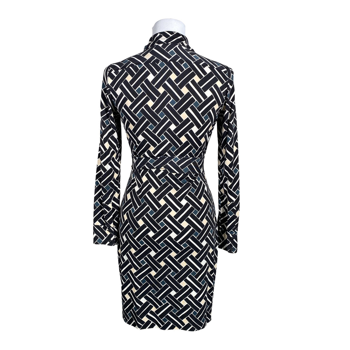 Naisten Diane von Furstenberg - Trikoomekko, koko 38 - Musta (3)