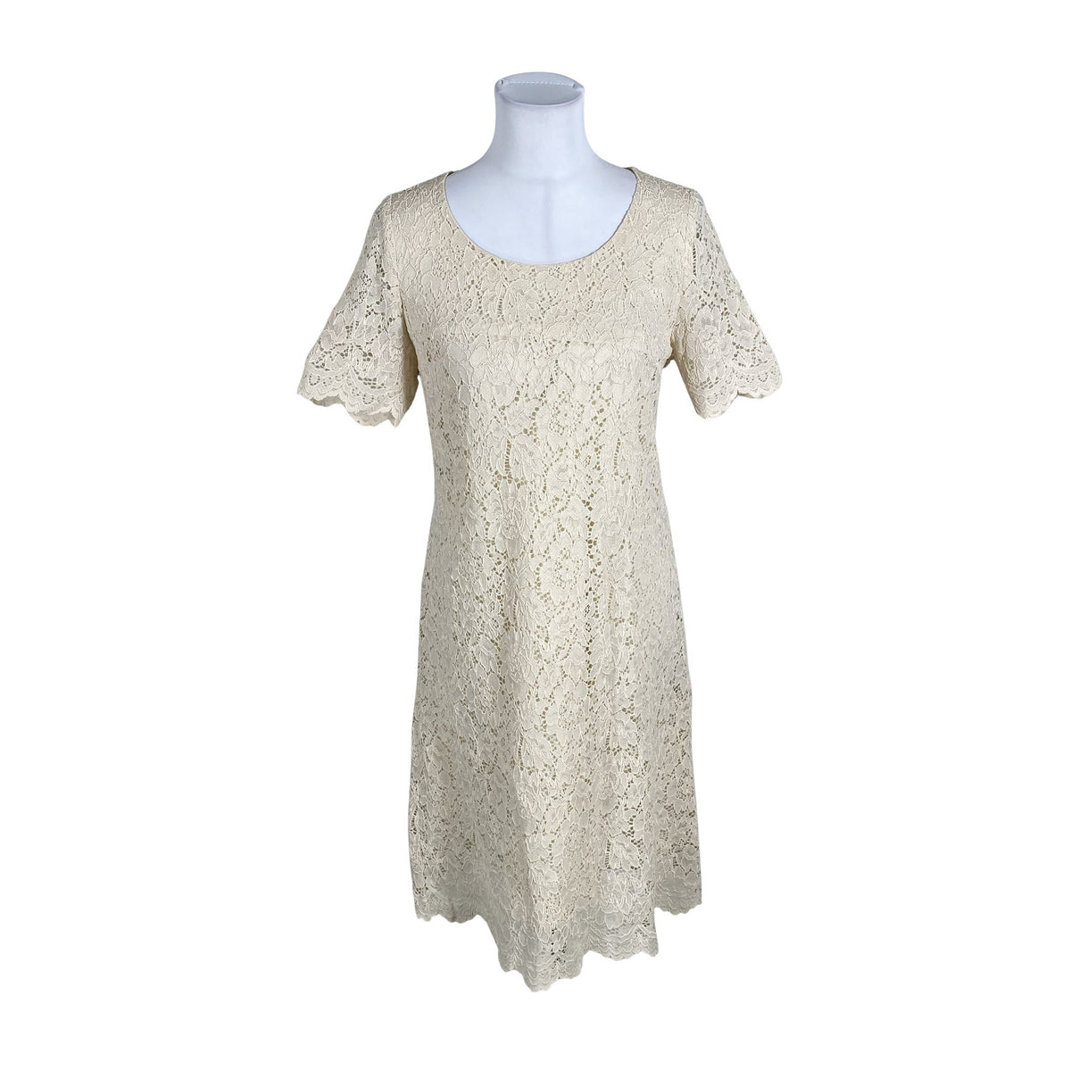 Naisten Mekkoateljee - Juhlamekko, koko 38 - Beige (1)