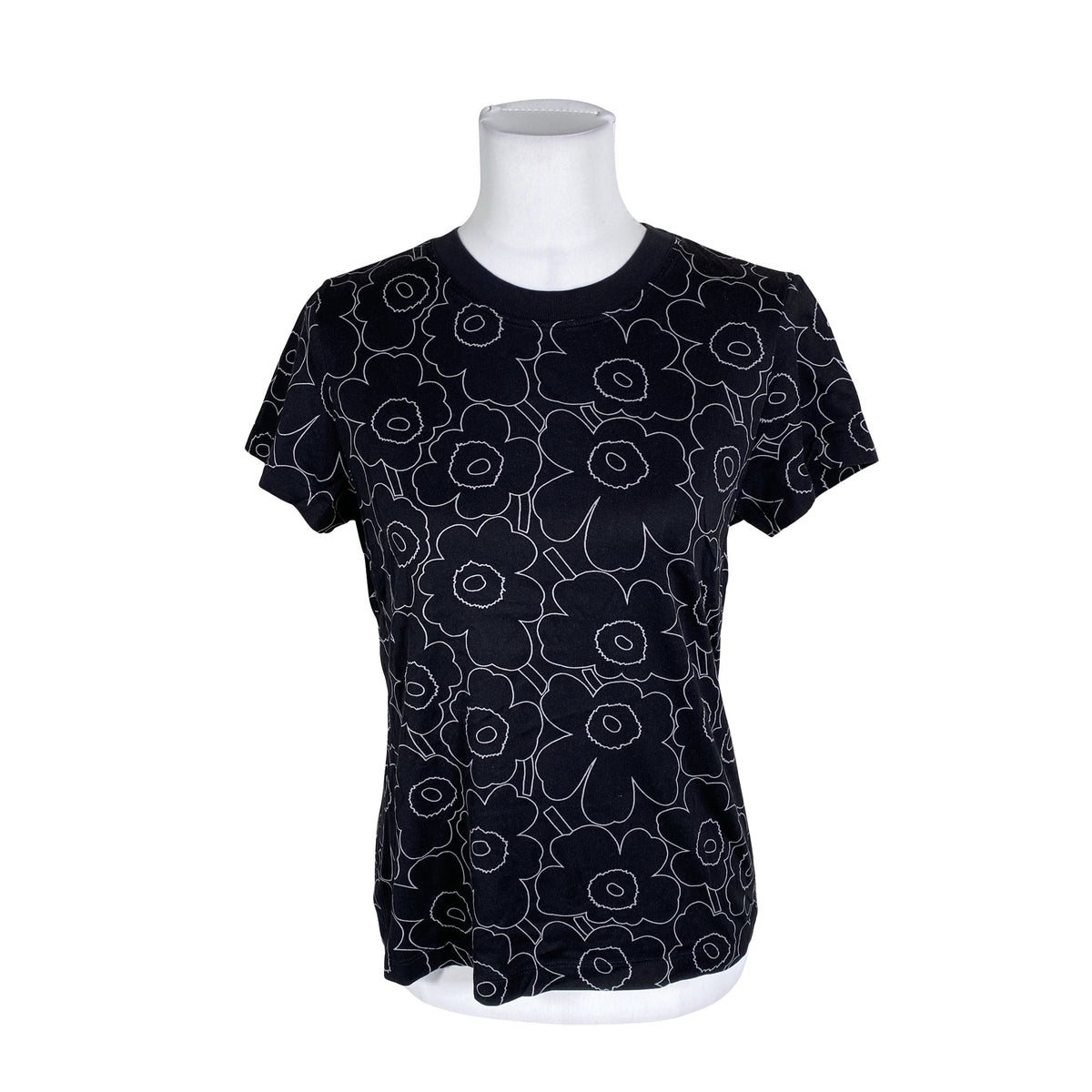 Naisten Marimekko - T-paita, koko 38 - Musta (1)
