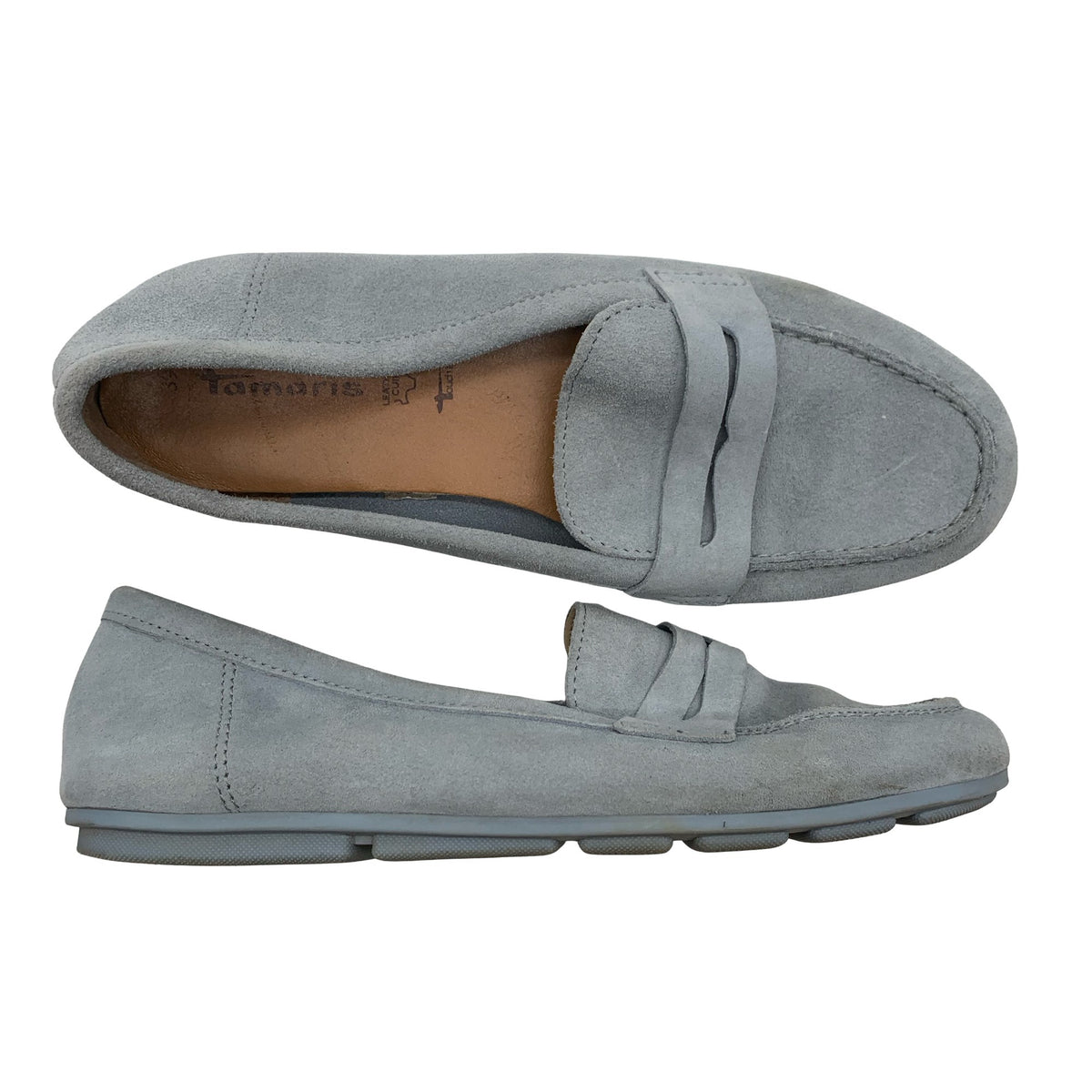 Naisten Tamaris - Loaferit, koko 39 - Vaaleansininen (1)