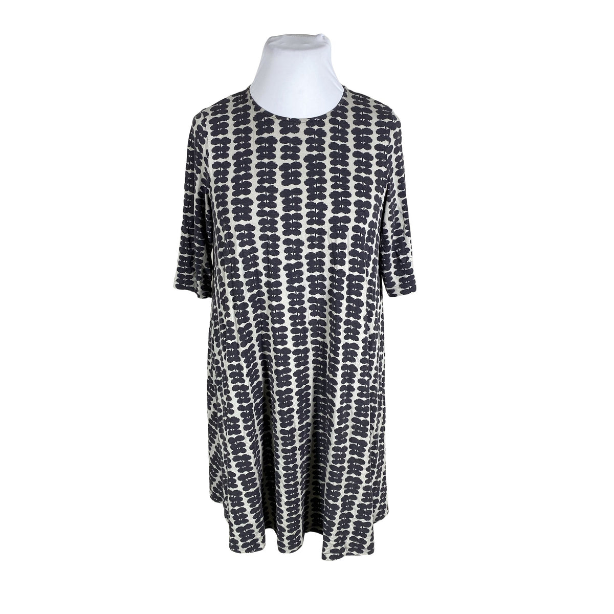 Naisten Marimekko - Trikoomekko, koko 42 - Harmaa (1)
