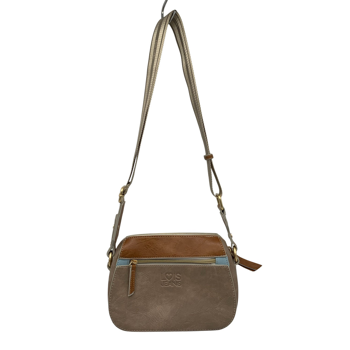 Naisten LOIS Jeans - Olkalaukku, koko Midi - Beige (3)
