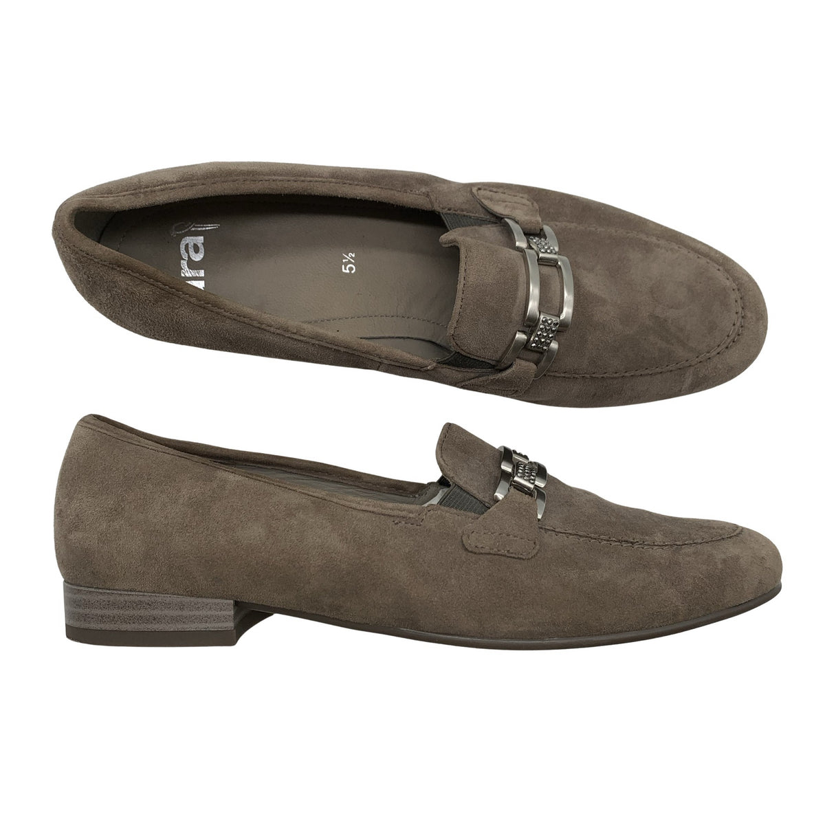Naisten Ara - Loaferit, koko 38 - Ruskea (1)