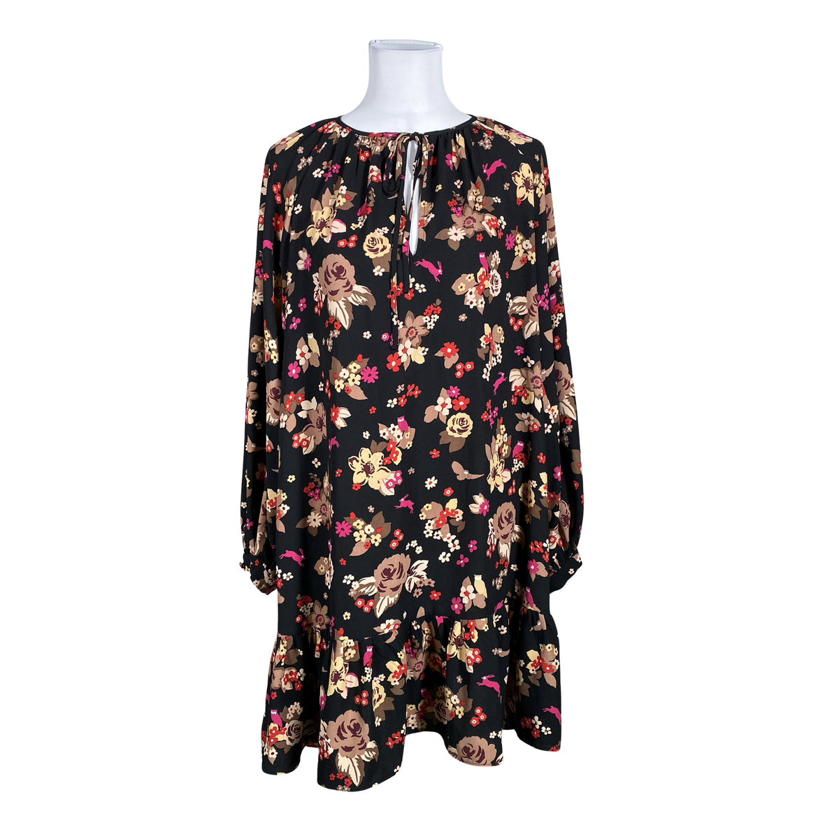 Naisten Kate Spade - Sifonkimekko, koko 40 - Musta (1)