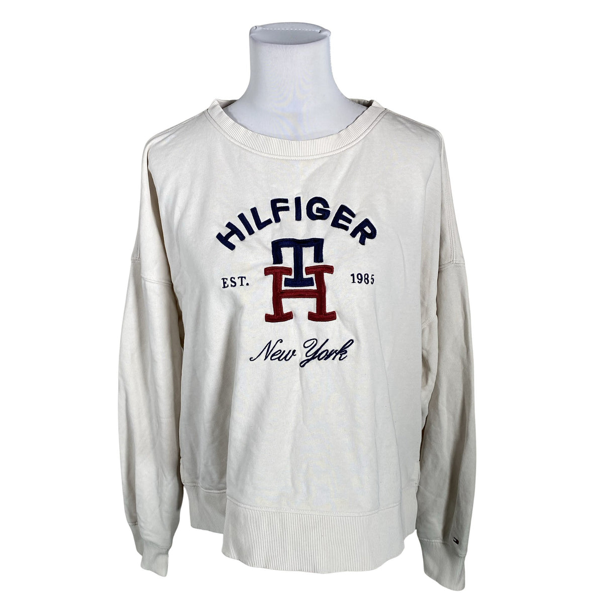 Naisten Tommy Hilfiger - Collegepaita, koko 40 - Valkoinen (1)