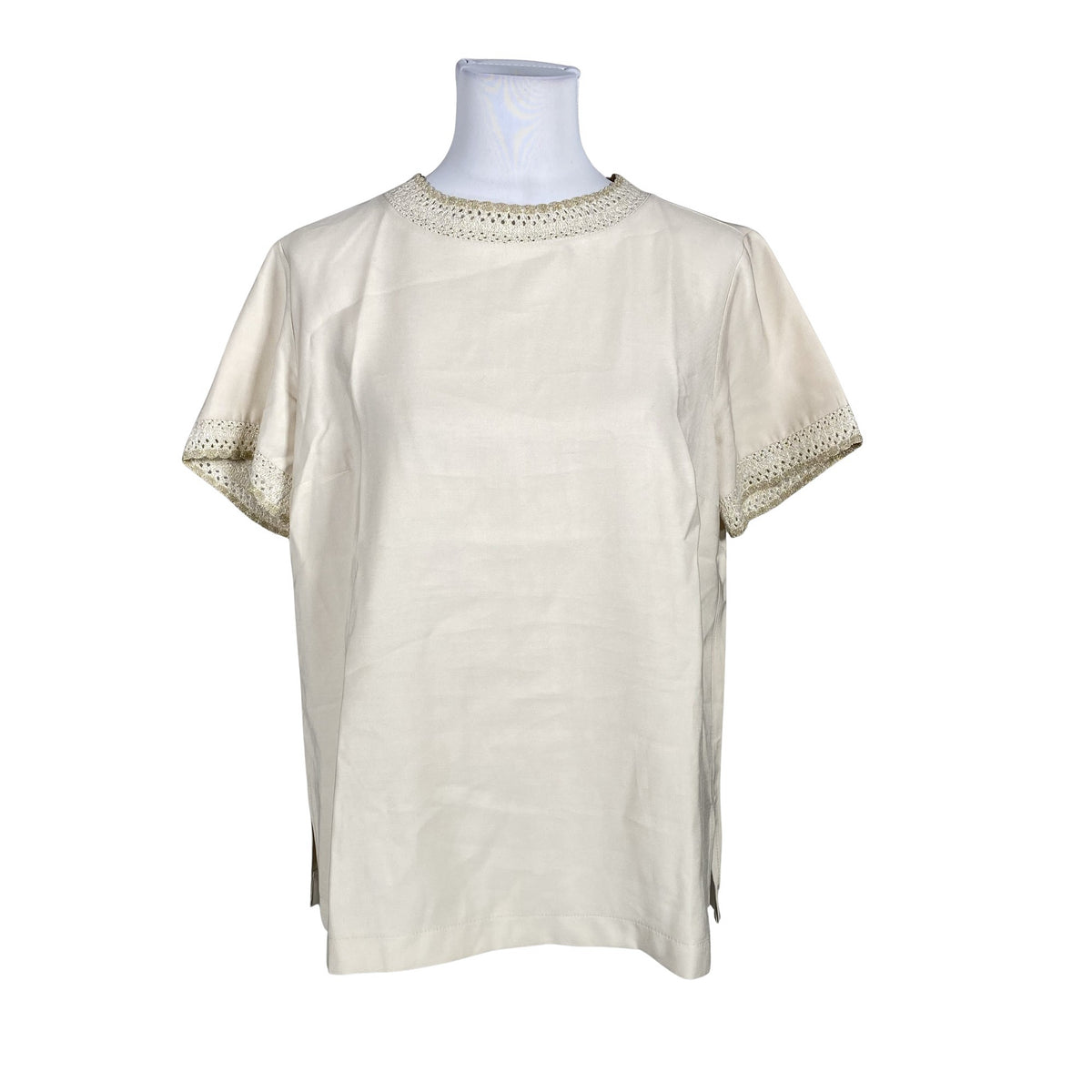 Naisten Click - Lyhythihainen pusero, koko 38 - Beige (1)