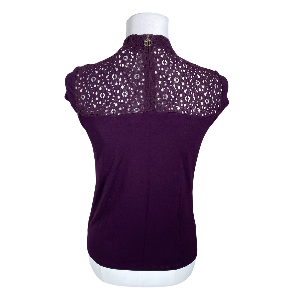 Naisten Tommy Hilfiger - Lyhythihainen pusero, koko 34 - Violetti (2)