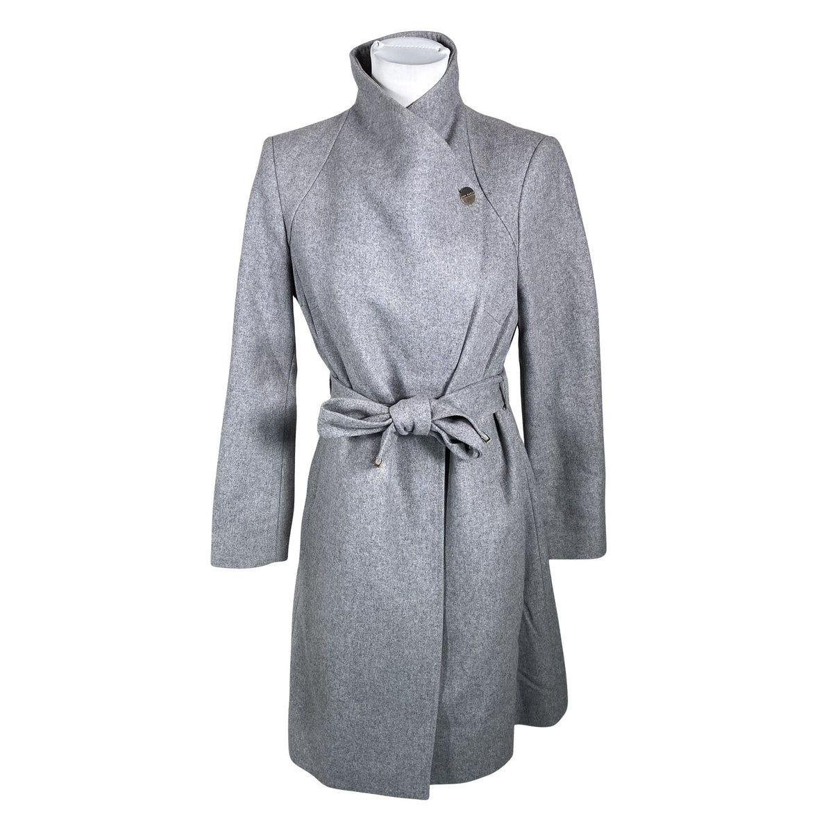 Naisten Ted Baker - Villakangastakki, koko 40 - Harmaa (1)