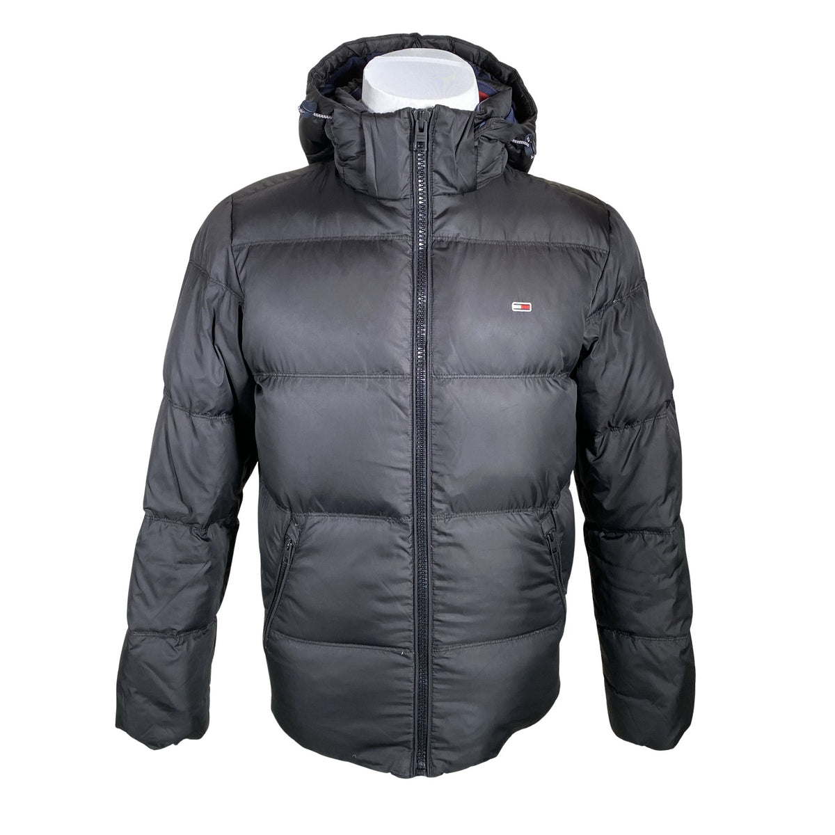 Miesten Tommy Jeans (Tommy Hilfiger) - Untuvatakki, koko 36 - Musta (1)