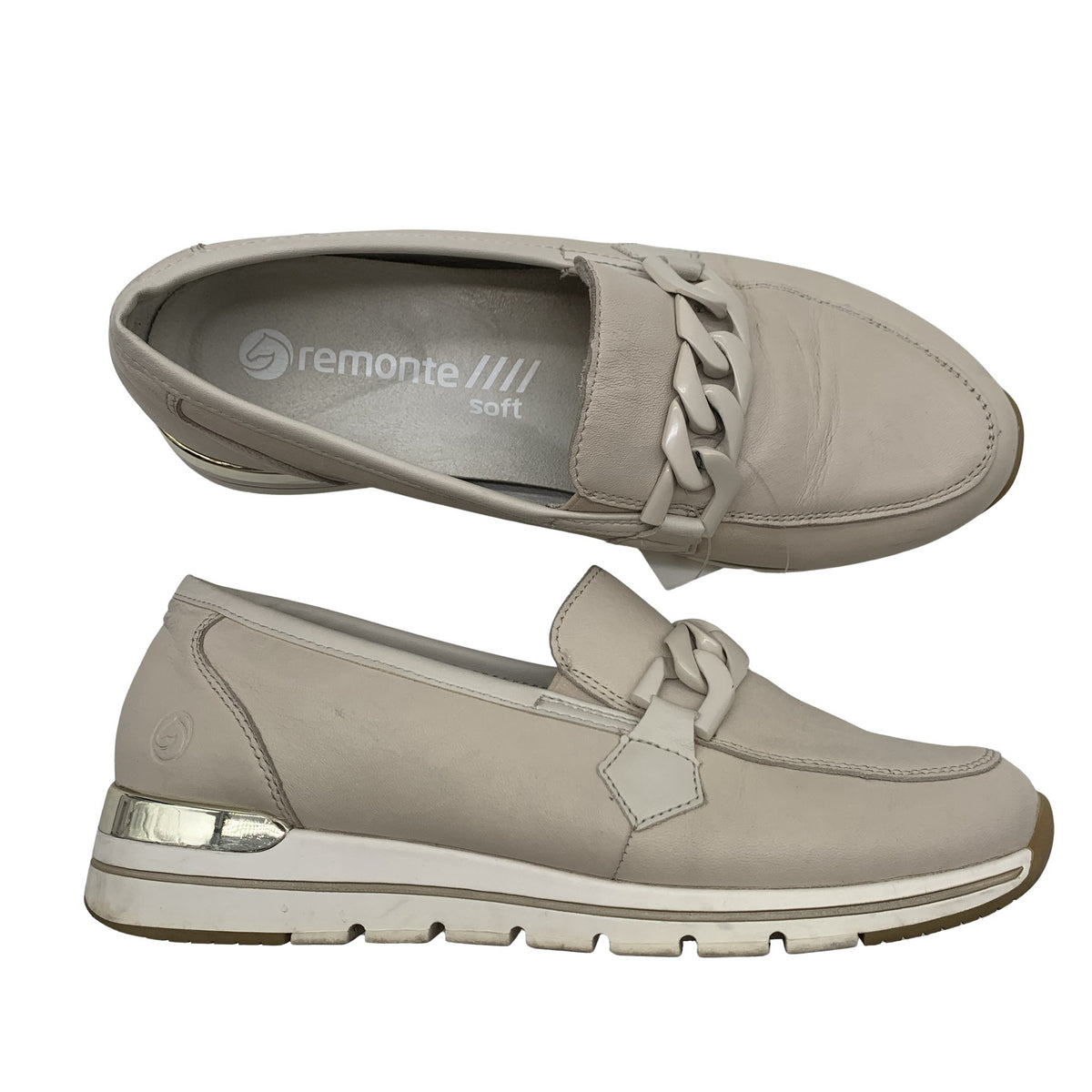 Naisten Remonte - Loaferit, koko 38 - Beige (1)