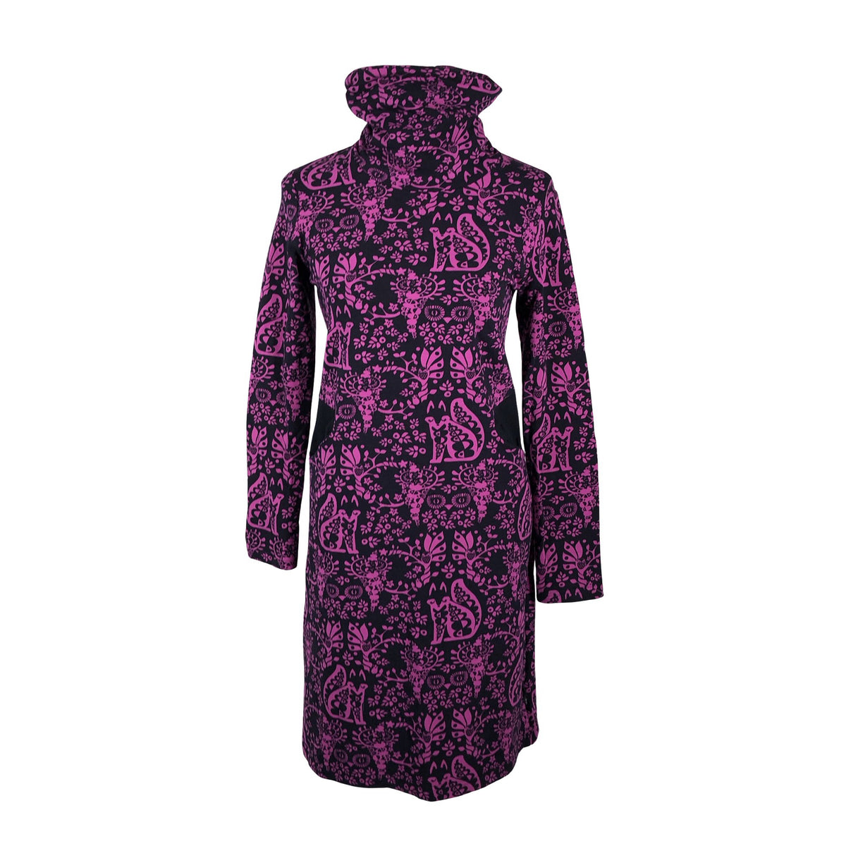Naisten PaaPii - Trikoomekko, koko 36 - Violetti (1)
