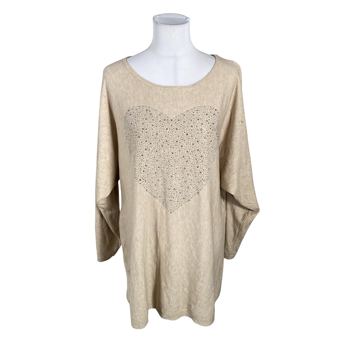 Naisten Bohemiana - Neulepaita, koko 40 - Beige (1)