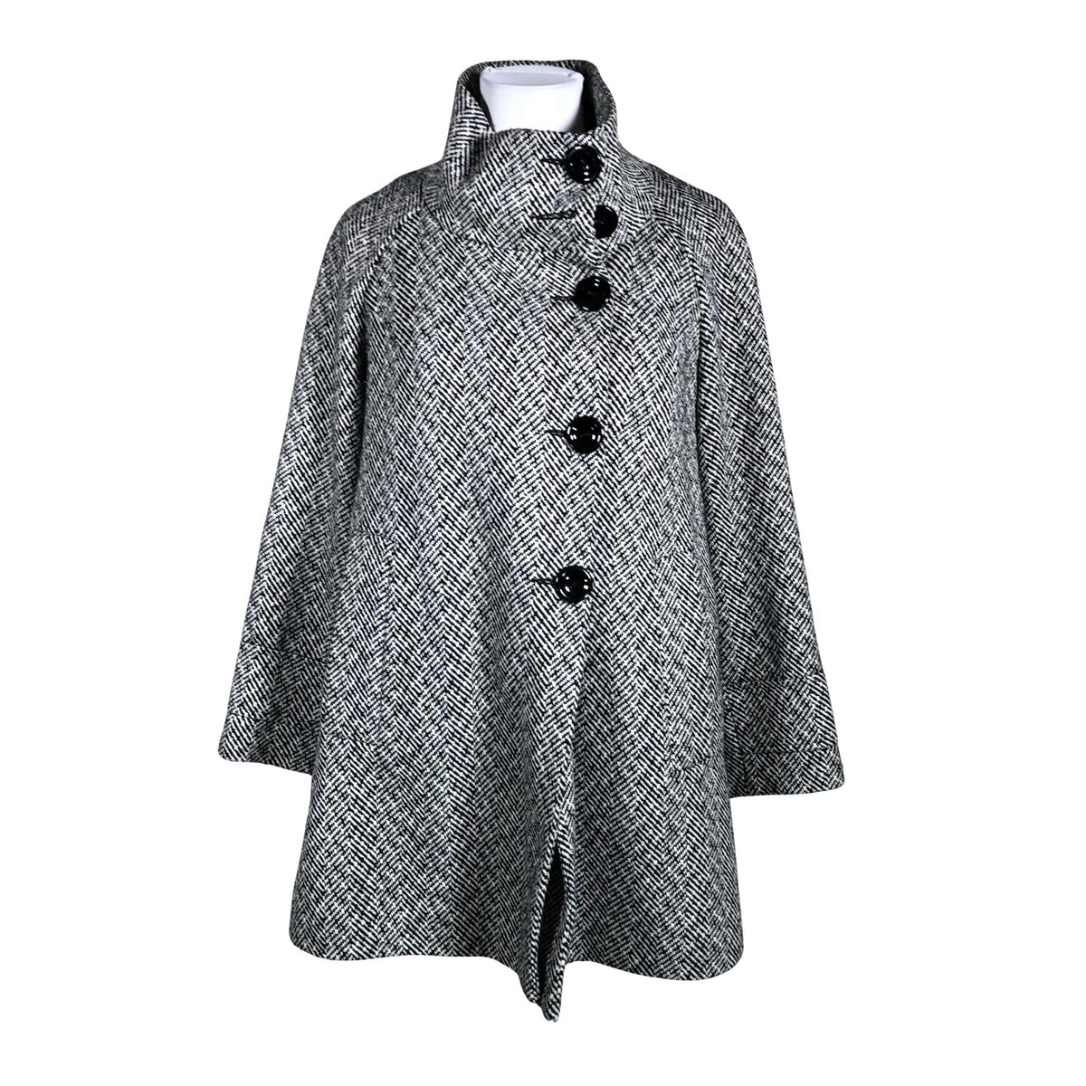 Naisten Trendy Line - Villakangastakki, koko 38 - Musta (1)