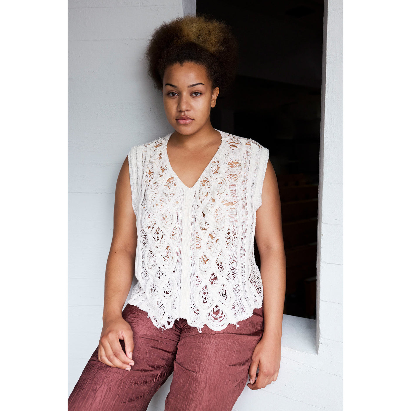 Unisex Handmade - Neuleliivi, koko 40. - (1)