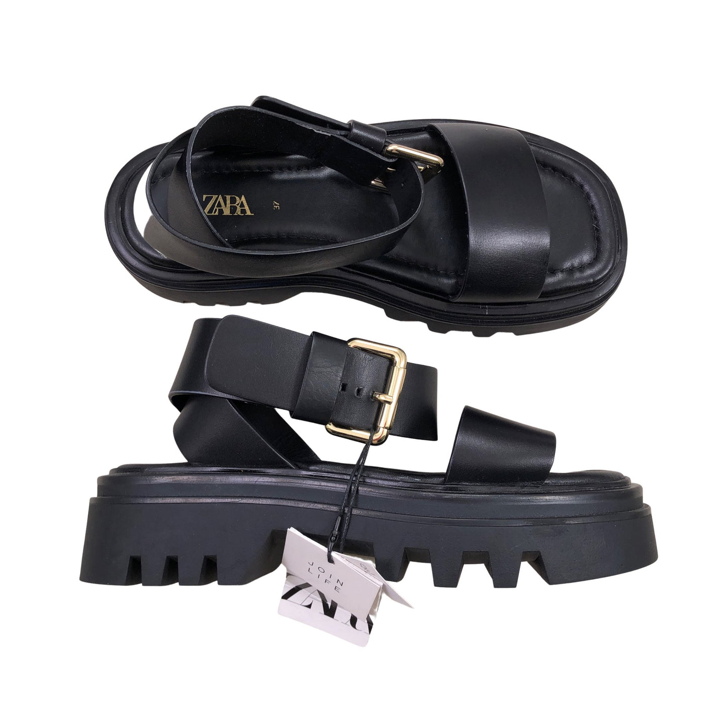 Unisex Zara - Sandaalit, koko 37 - (1)