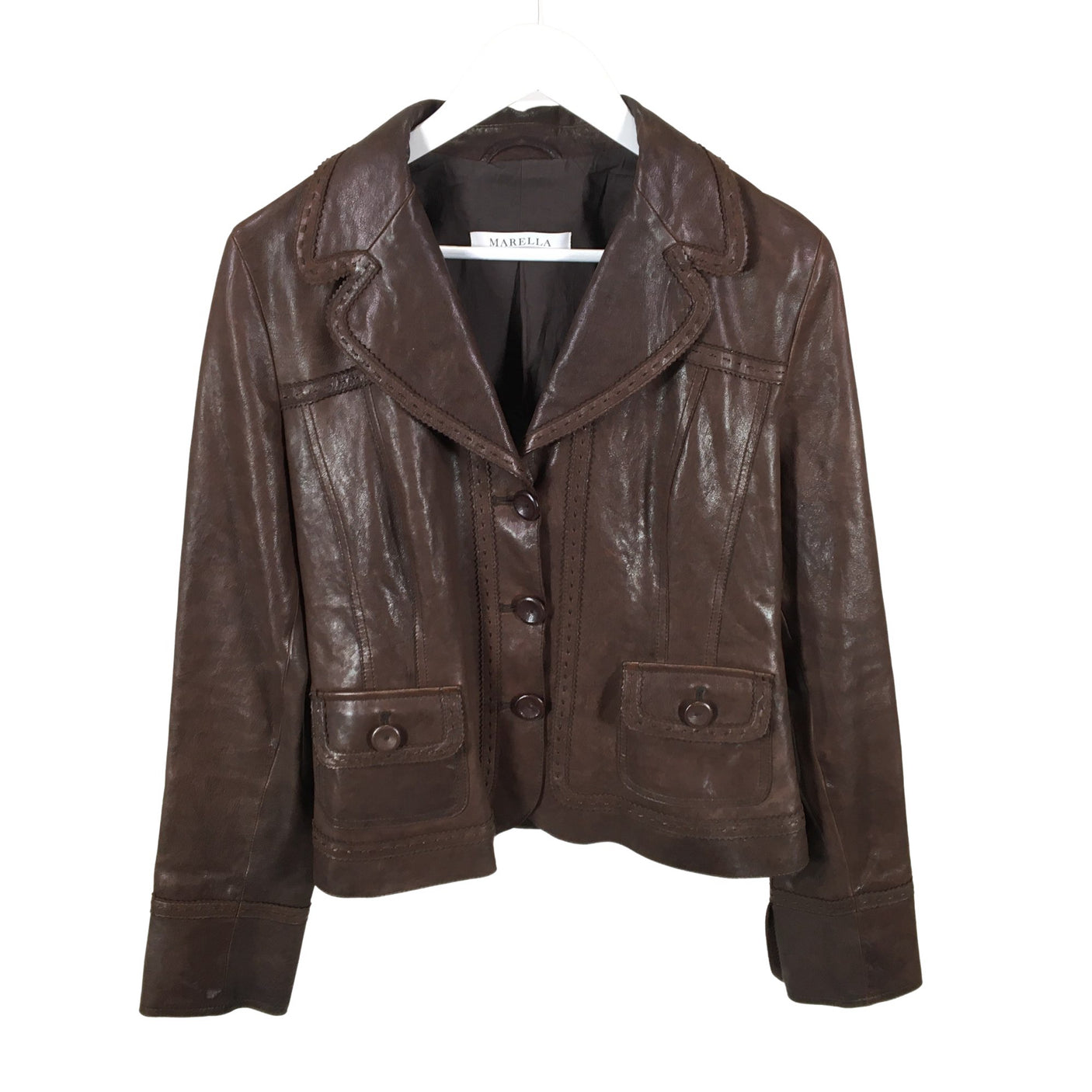 Unisex Marella - Nahkatakki, koko 40 - (1)