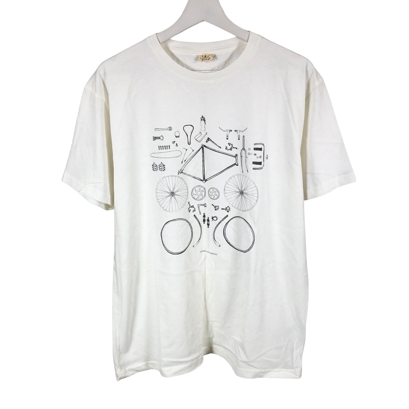 Unisex Typographia - T-paita, koko L - (1)
