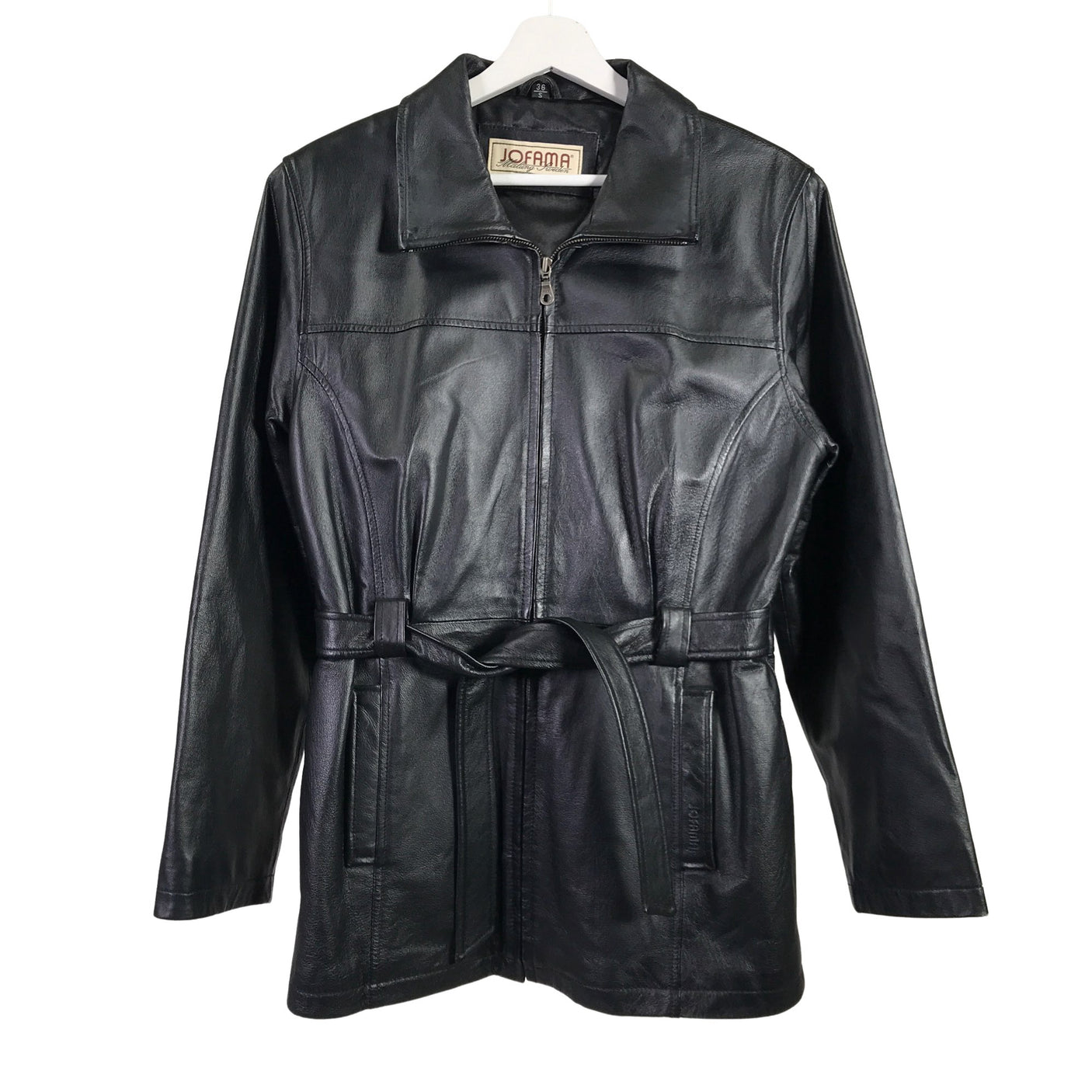 Unisex Jofama - Nahkatakki, koko 36 - (1)