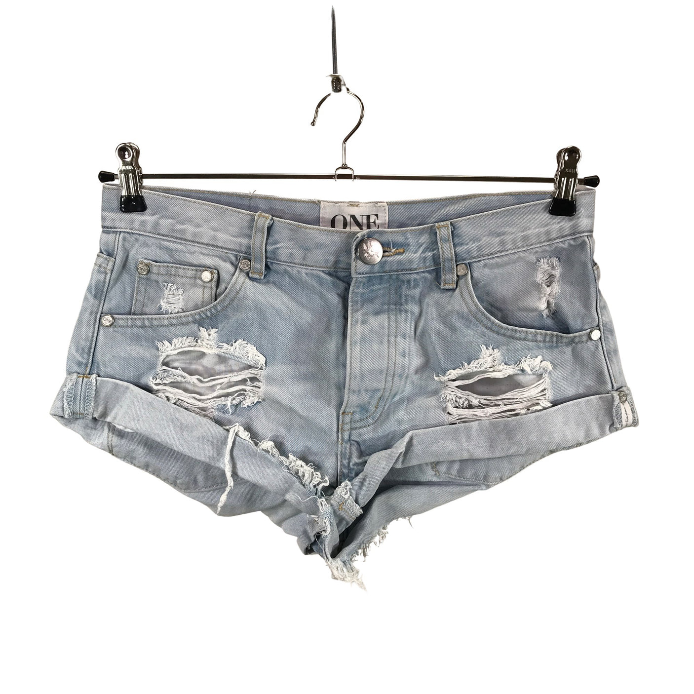 Unisex One - Farkkushortsit, koko 38 - (1)