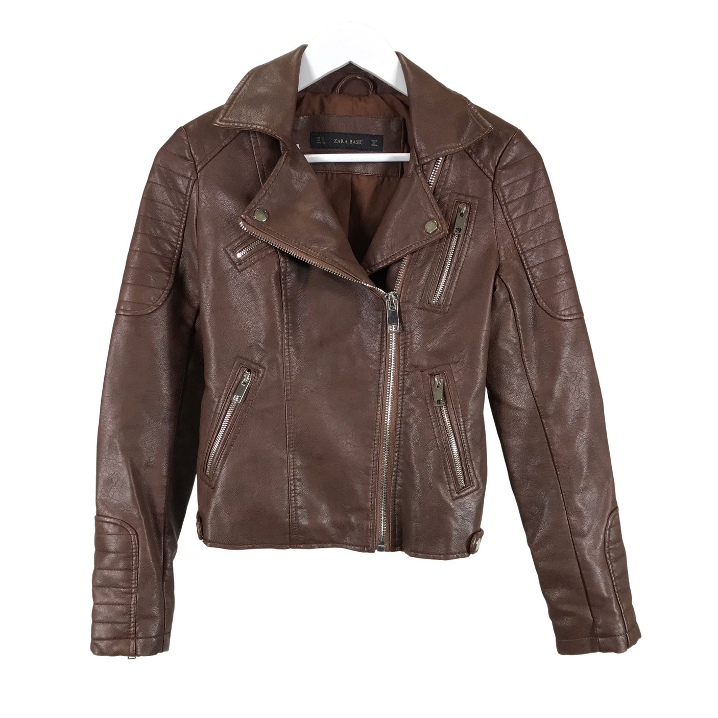 Unisex Zara - Nahkatakki, koko 36 - (1)