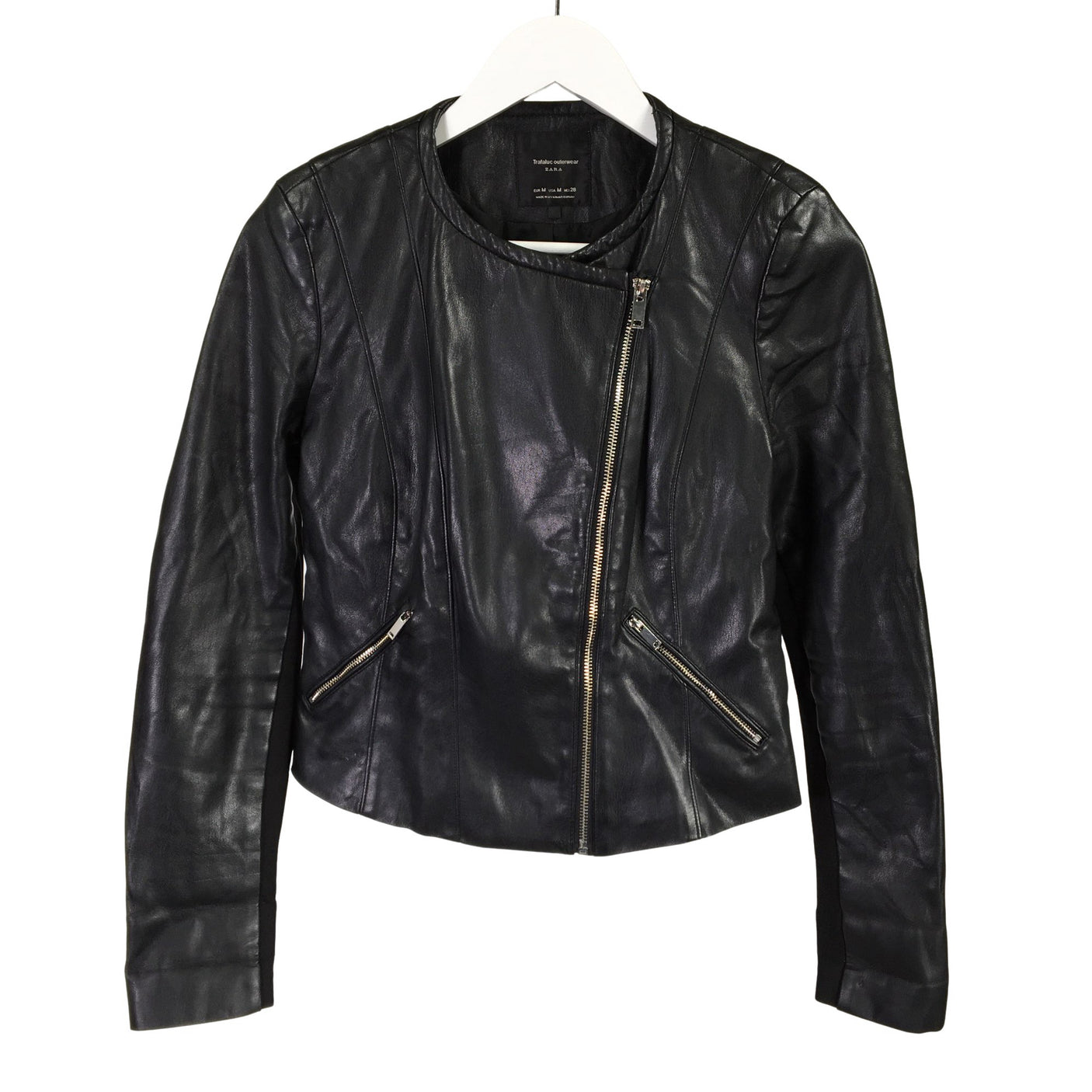 Unisex Zara - Nahkatakki, koko 36 - (1)