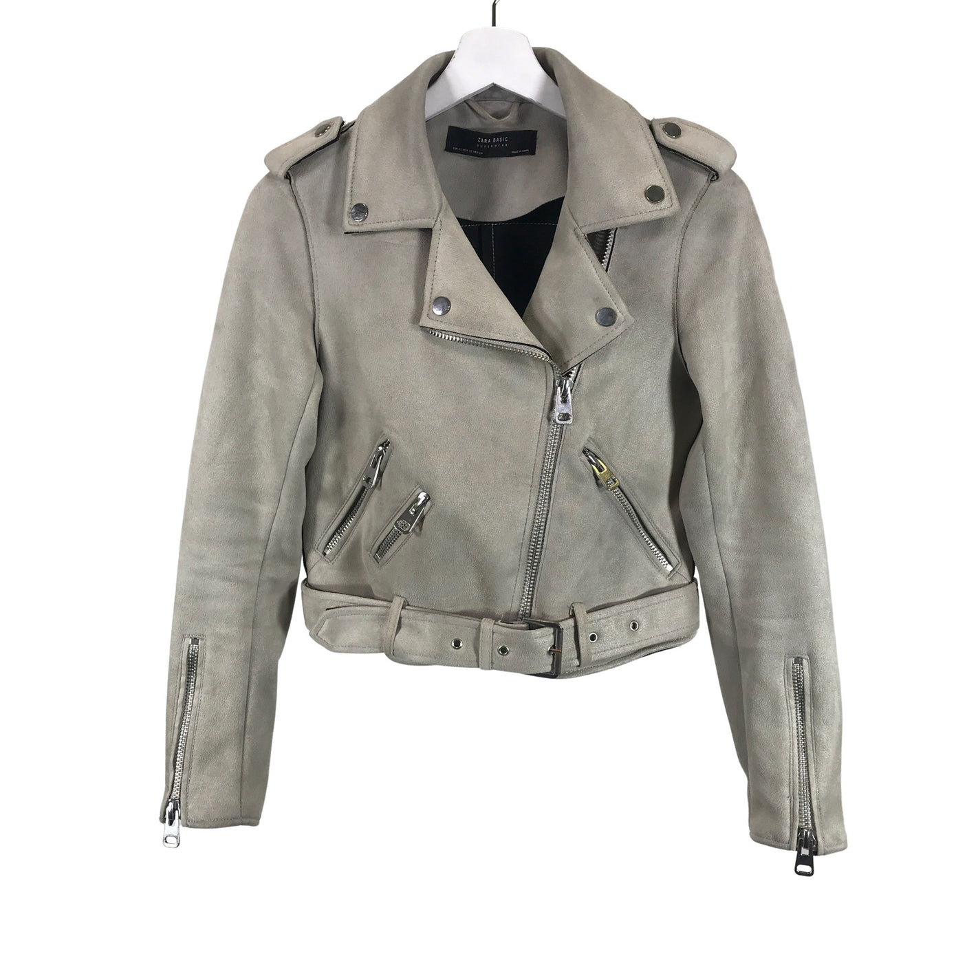 Unisex Zara - Nahkatakki, koko 34 - (1)