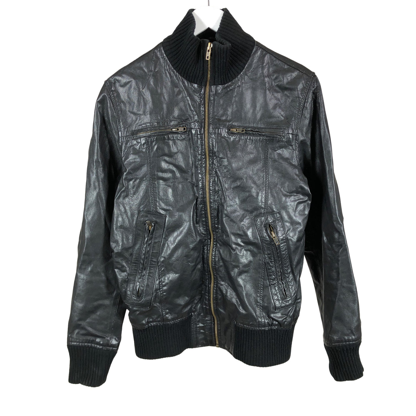 Unisex Jack & Jones - Nahkatakki, koko M - (1)