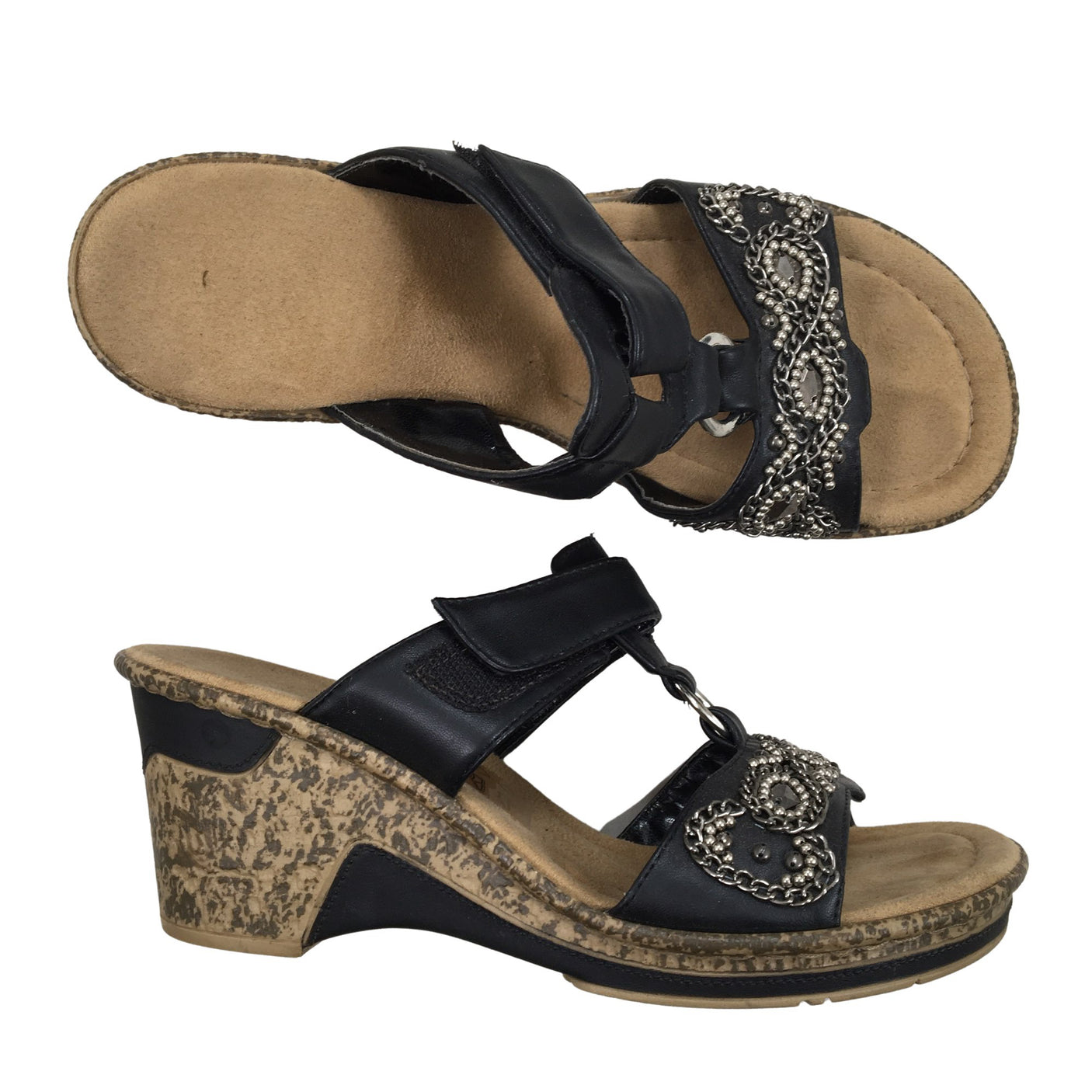 Unisex Rieker - Korolliset sandaalit, koko 39 - (1)