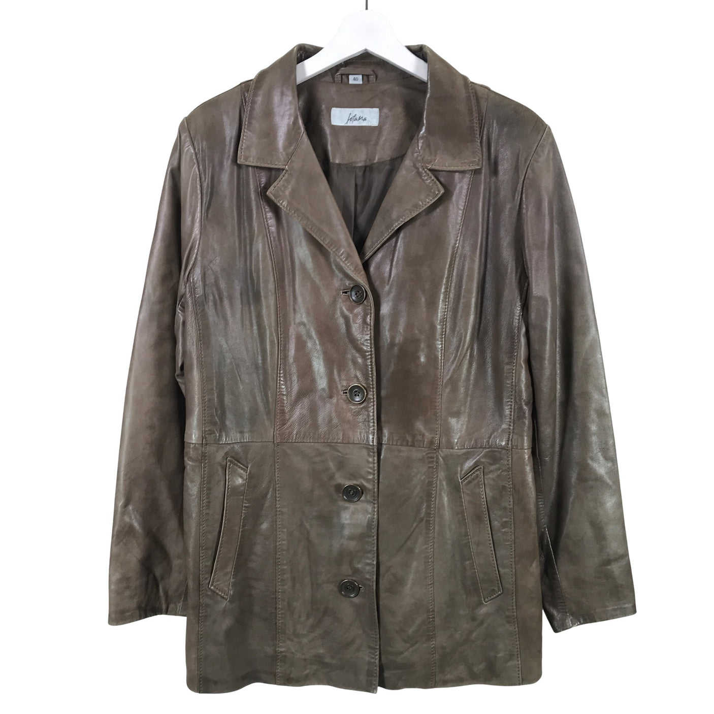 Unisex Jofama - Nahkatakki, koko 40 - (1)