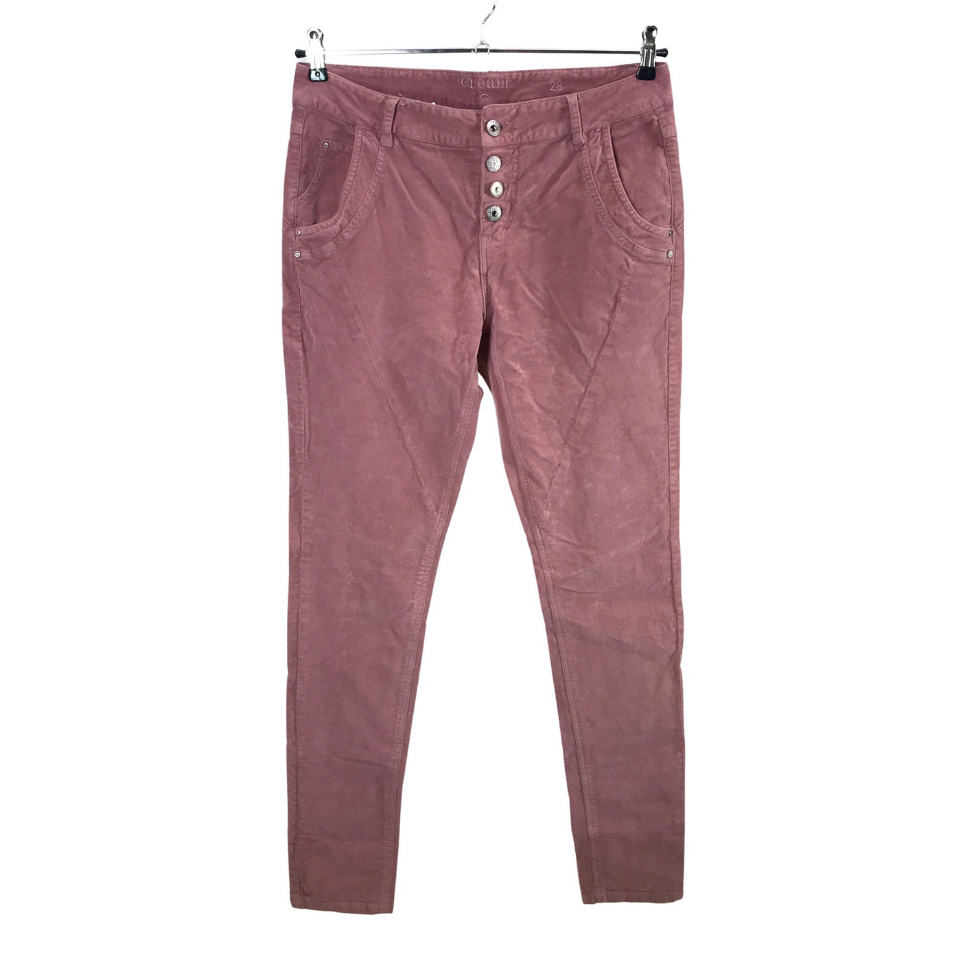 Unisex Cream - Samettihousut, koko 40 - (1)