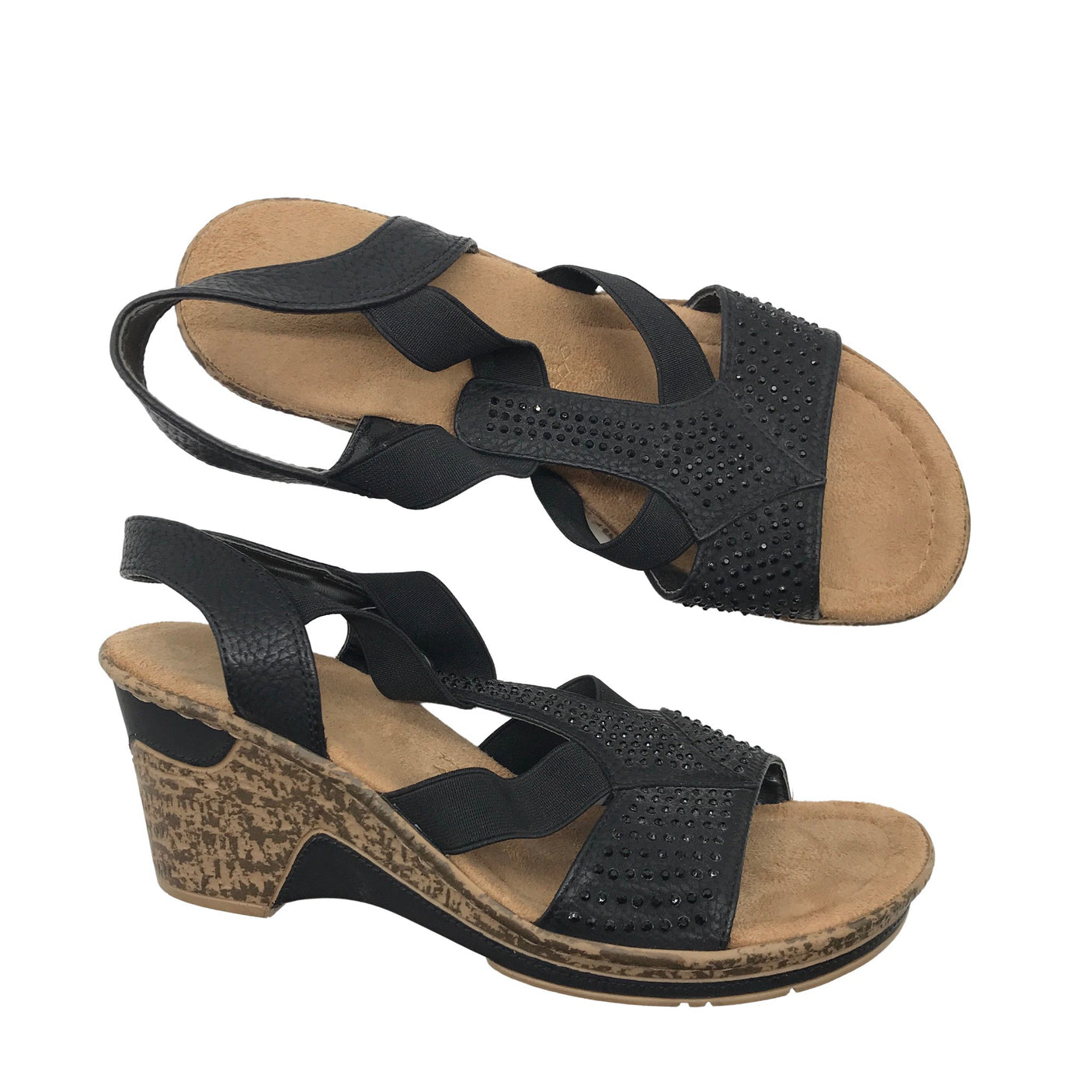 Unisex Rieker - Kiilakorkosandaalit, koko 38 - (1)