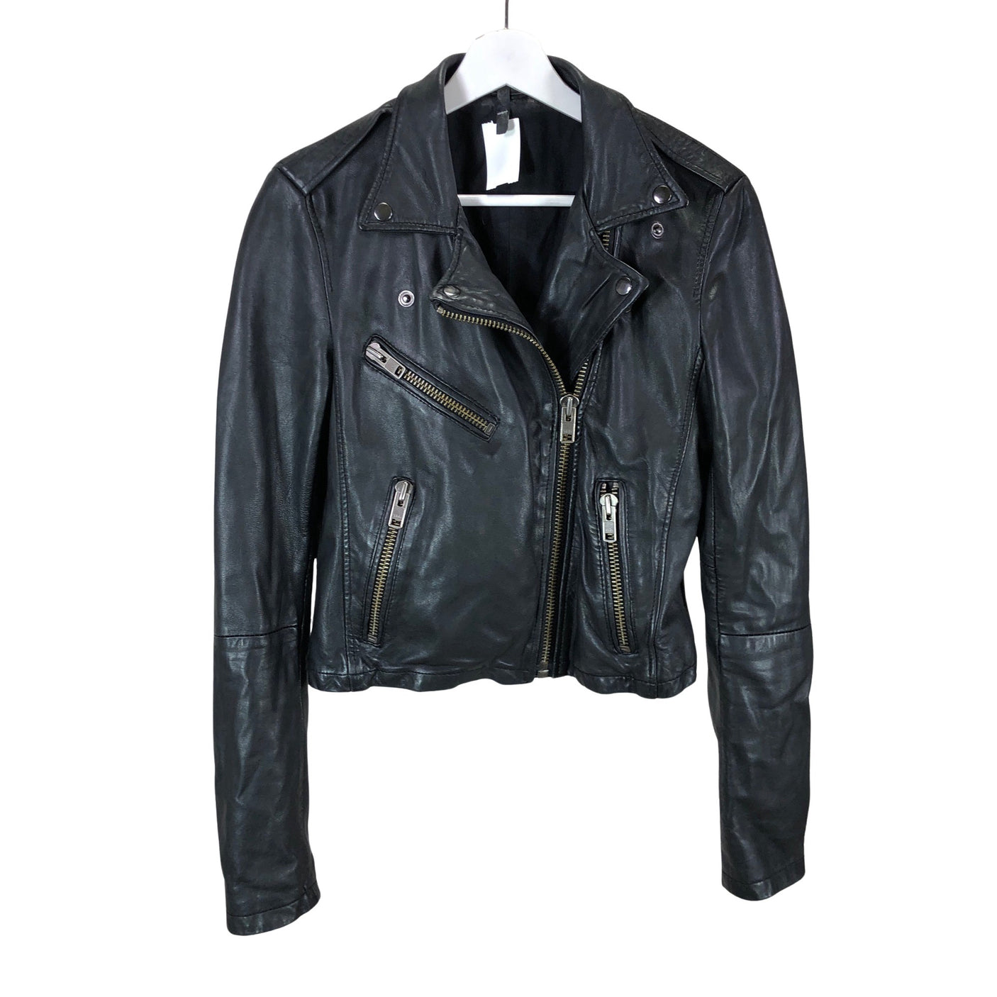 Unisex Topshop - Nahkatakki, koko 38 - (1)