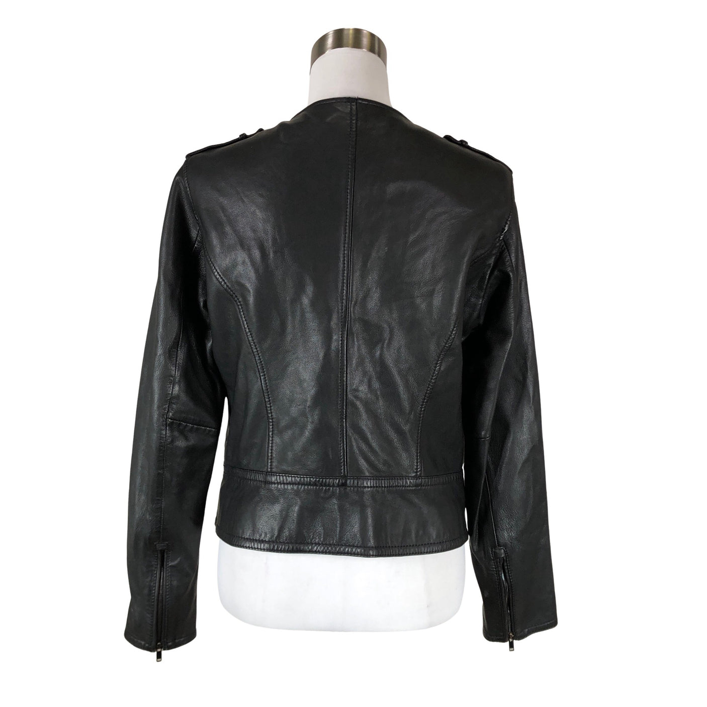 Unisex Massimo Dutti - Nahkatakki, koko 40 - (2)