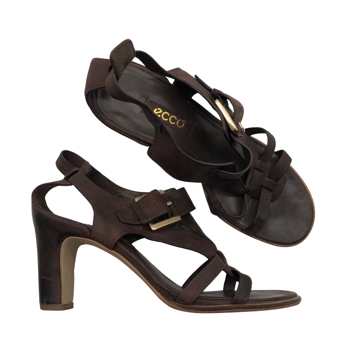 Unisex Ecco - Korolliset sandaalit, koko 38 - (1)