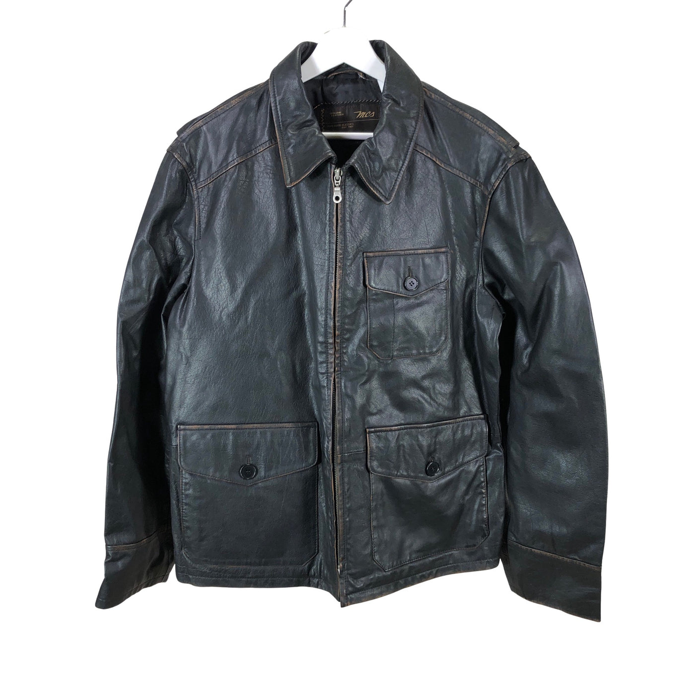 Unisex Marlboro Classics - Nahkatakki, koko XL - (1)