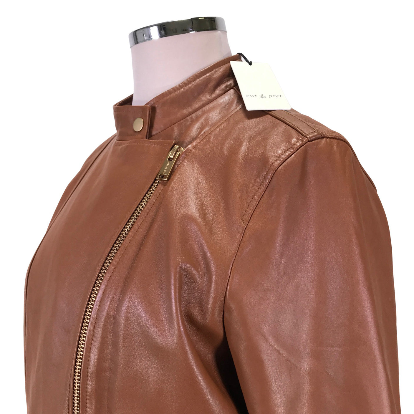 Unisex Cut & Pret - Nahkatakki, koko 44 - (3)