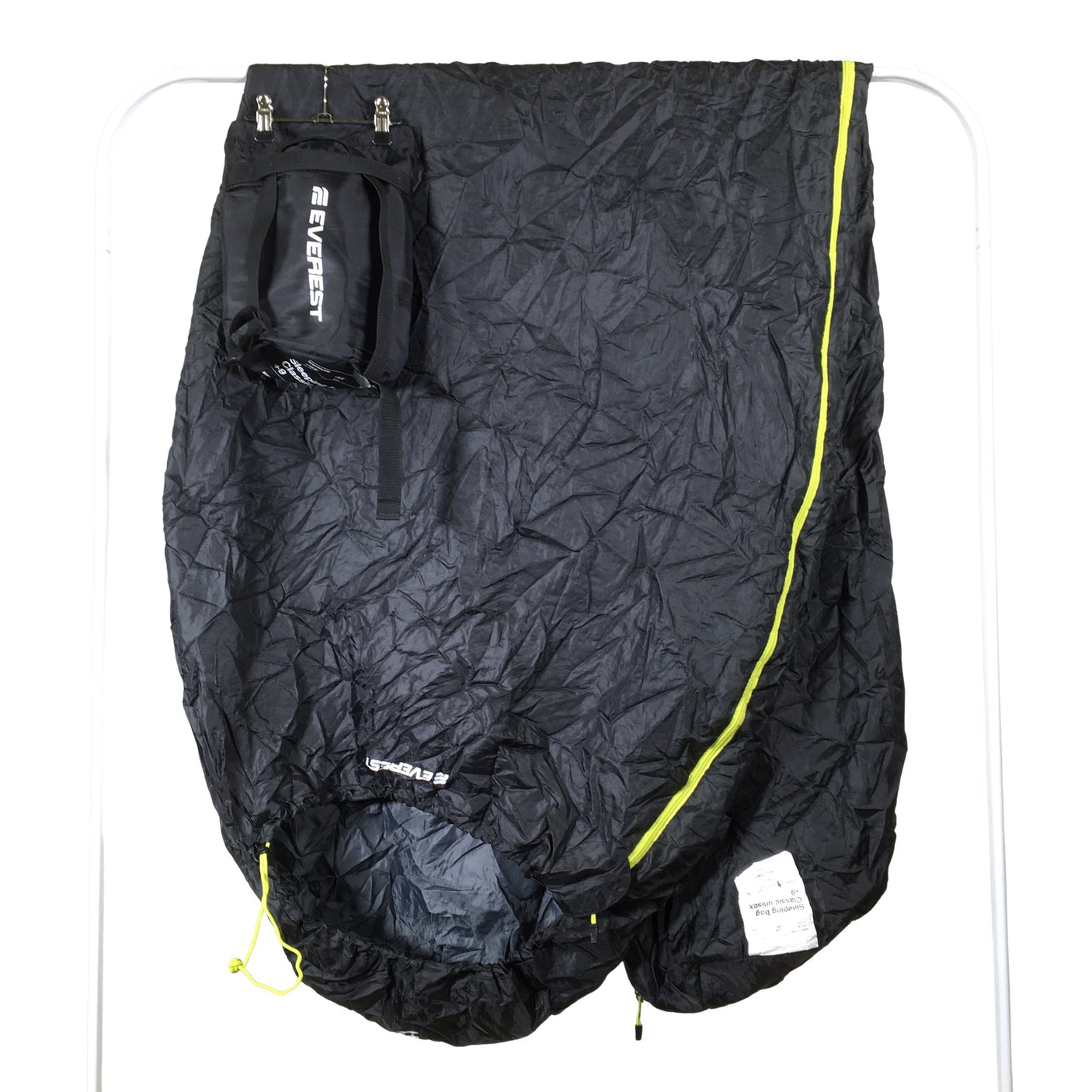 Makuupussi, koko Ei kokoa