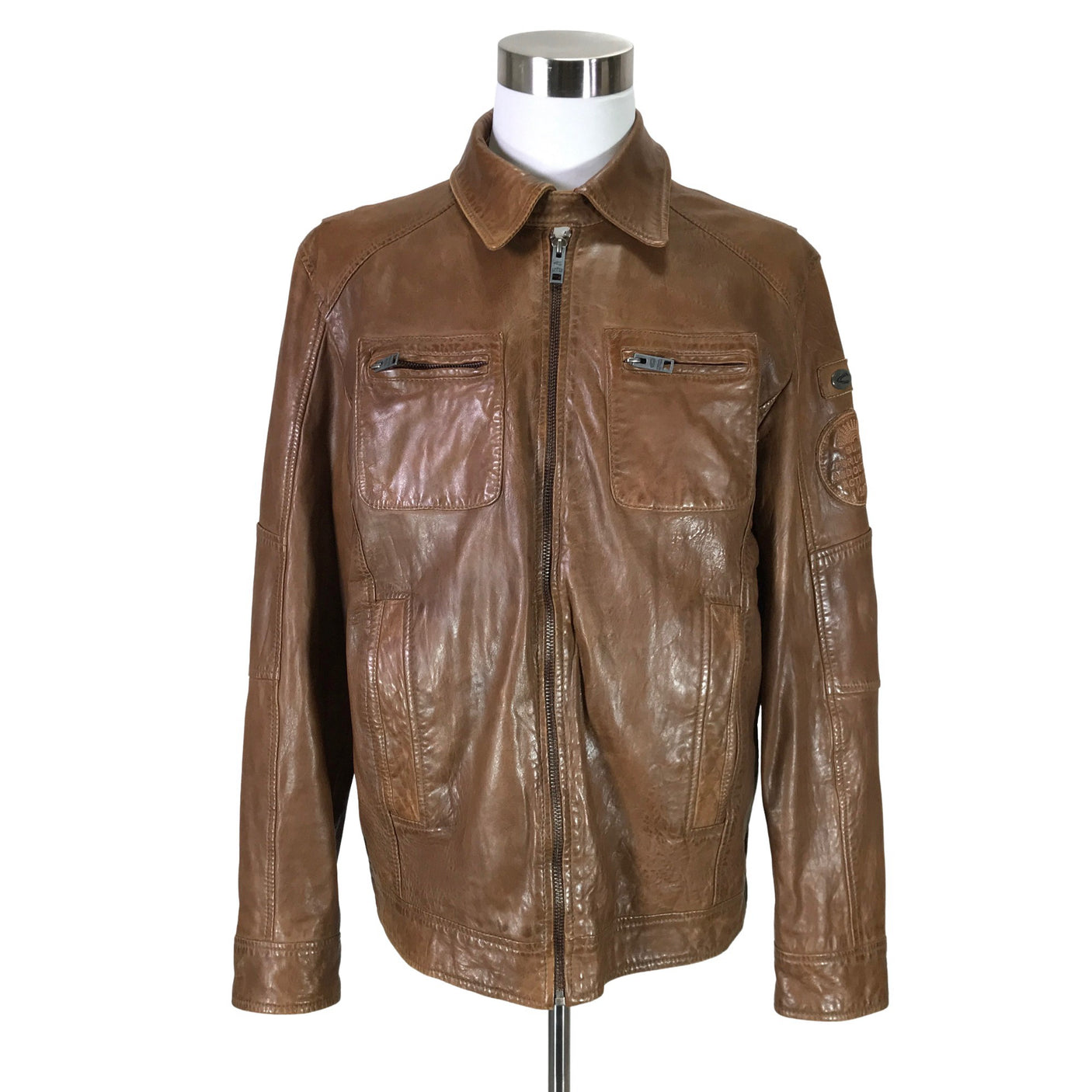 Unisex Camel Active - Nahkatakki, koko L - (1)