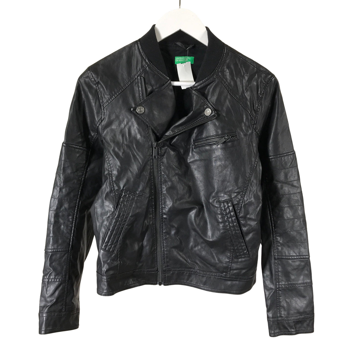 Unisex Benetton - Nahkatakki, koko 158 - 164 - (1)