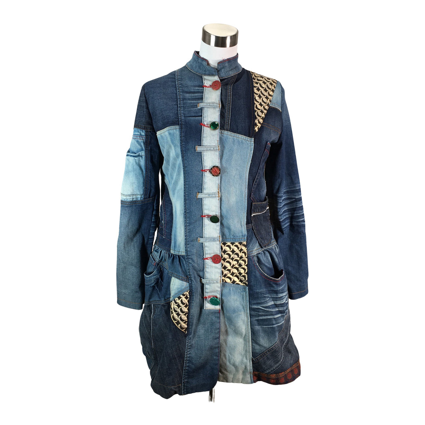 Unisex Desigual - Farkkutakki, koko 38 - (1)