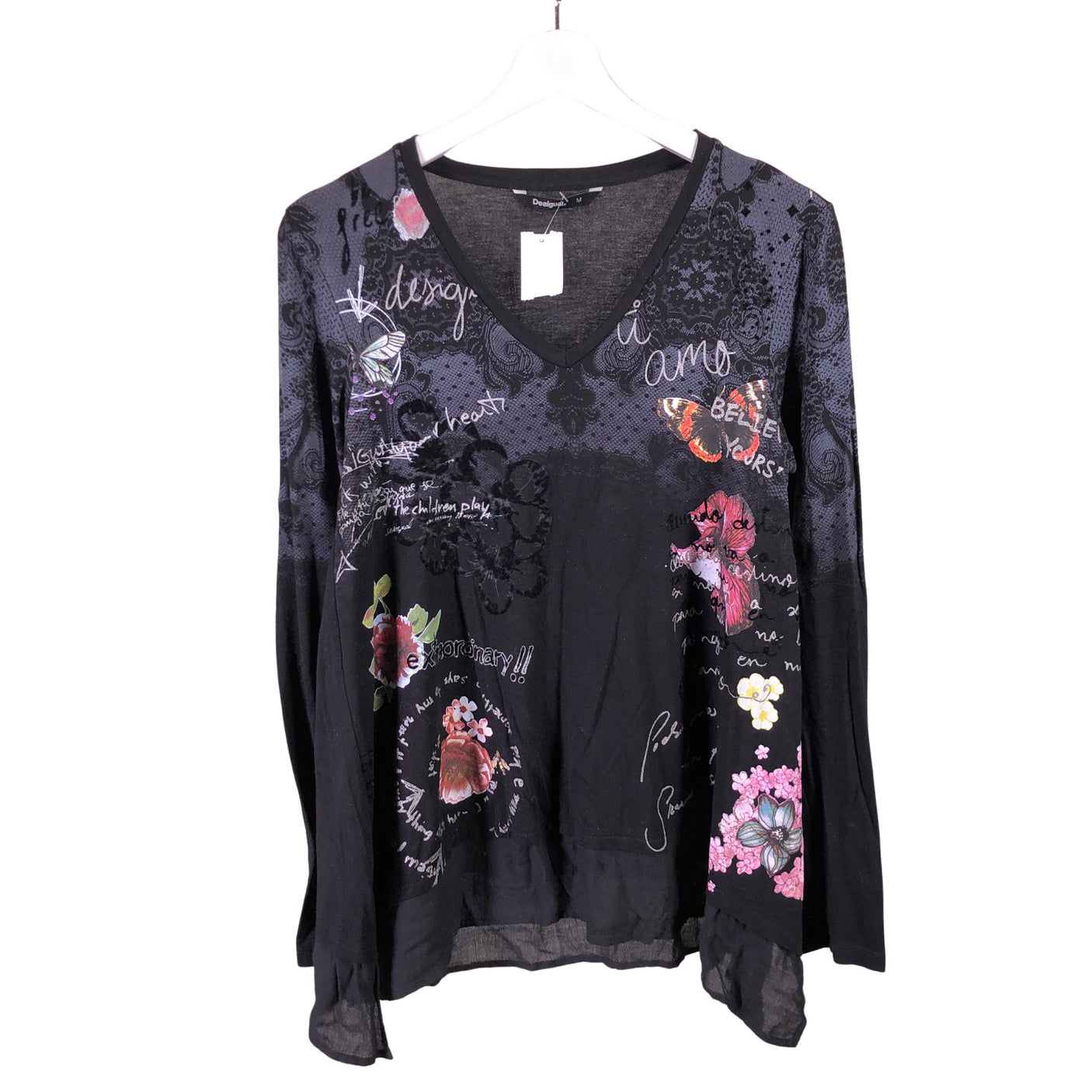Unisex Desigual - Trikoopaita, koko 38 - (1)