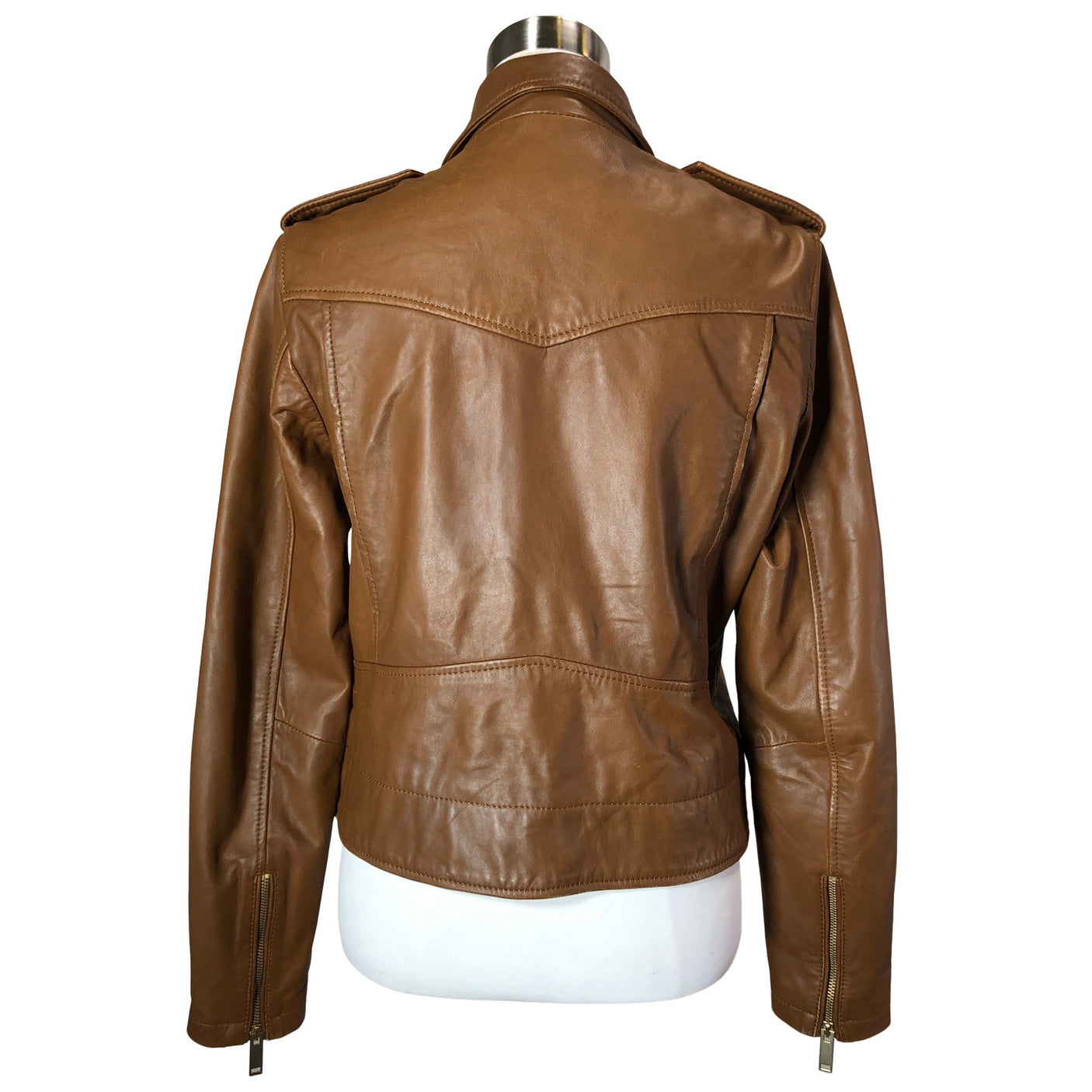 Unisex Massimo Dutti - Nahkatakki, koko 42 - (2)