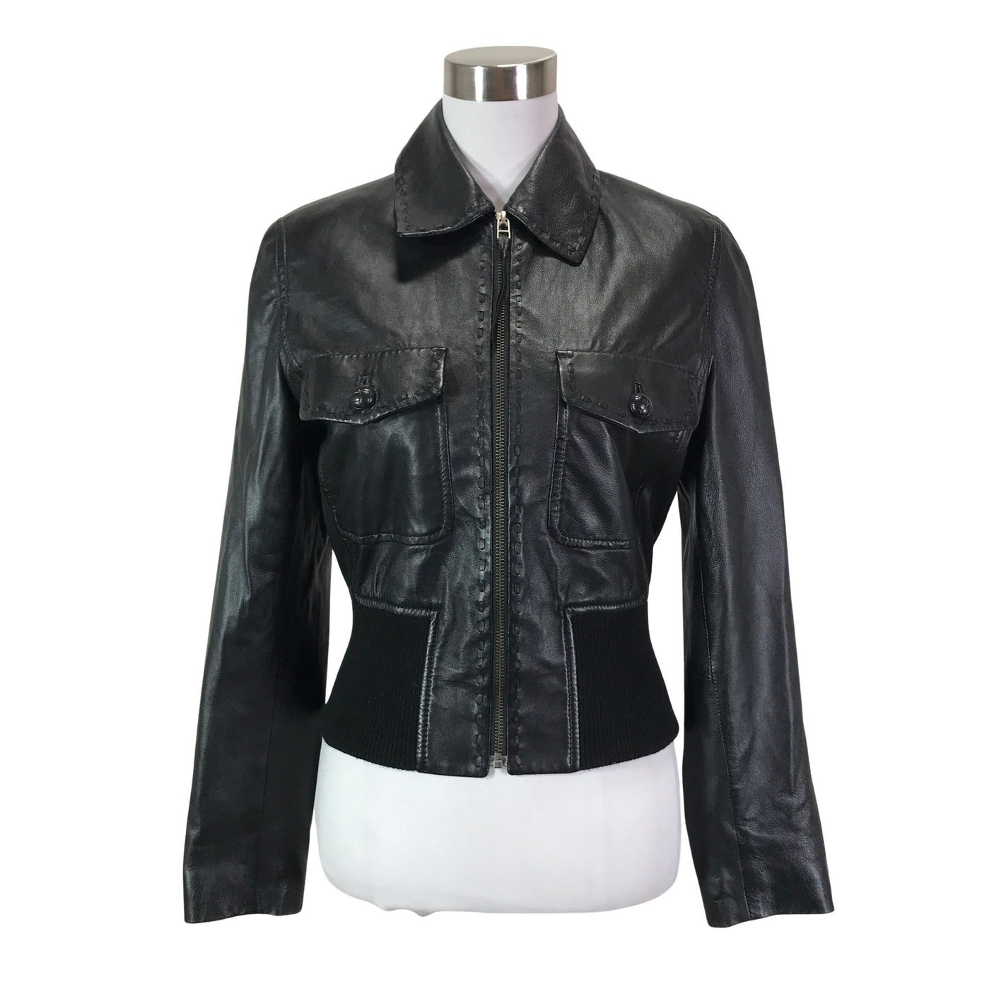 Unisex Ril's - Nahkatakki, koko 34 - (1)