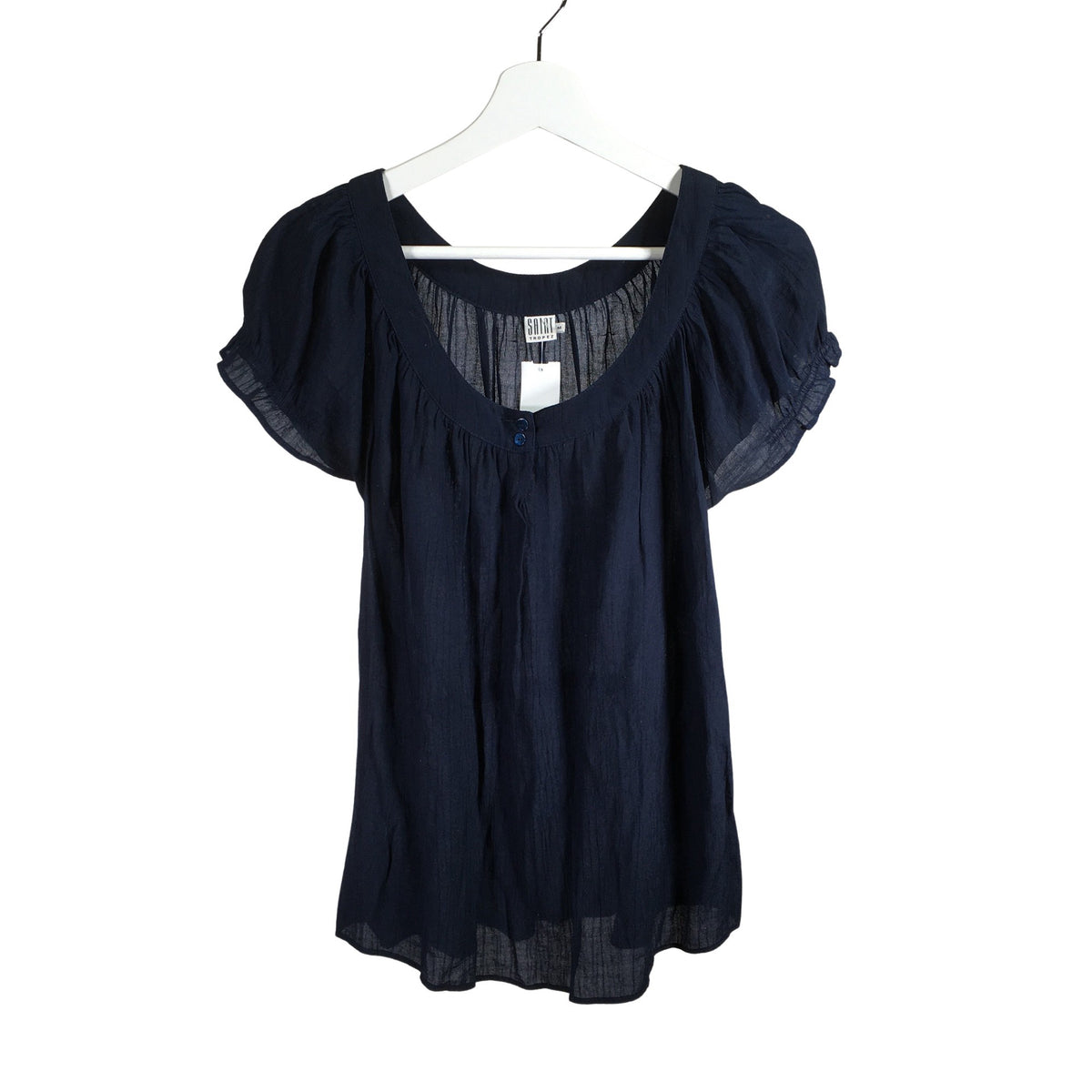 Unisex Saint Tropez - Lyhythihainen pusero, koko 38 - (1)