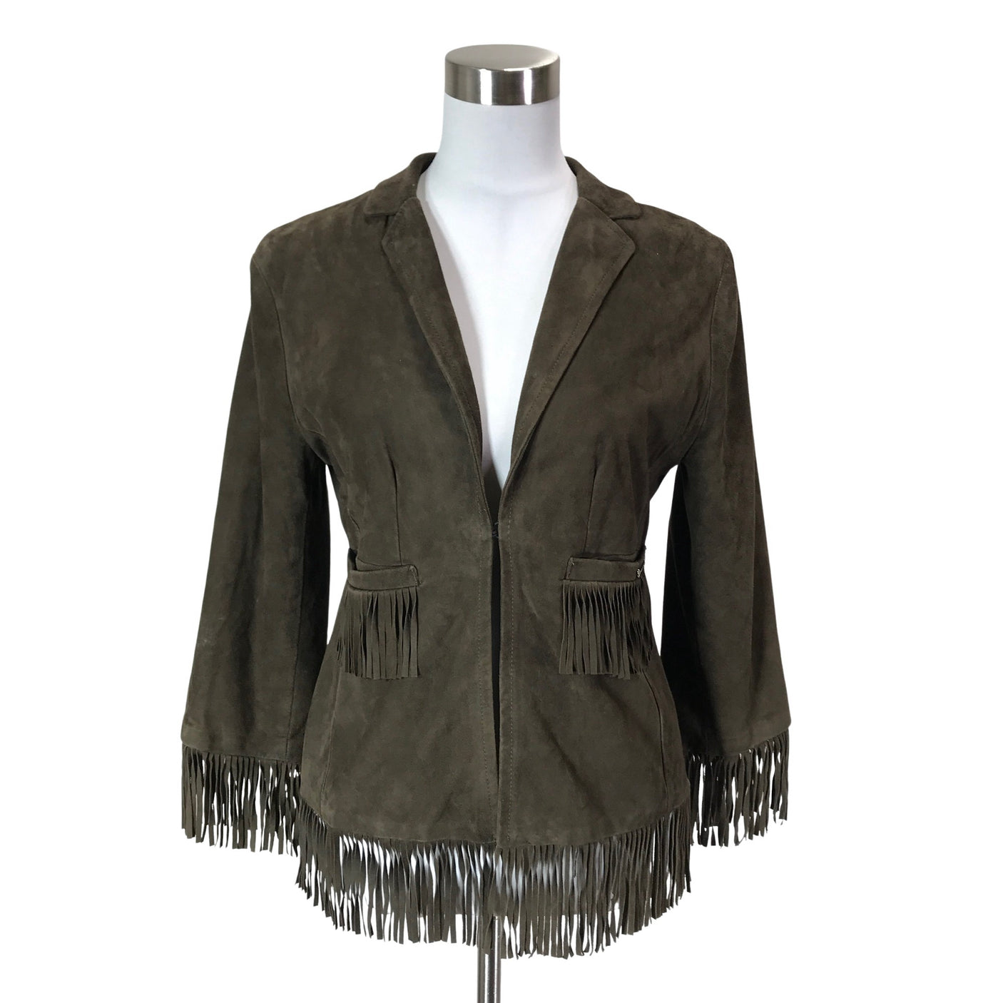 Unisex Twin-Set - Nahkatakki, koko 40 - (1)