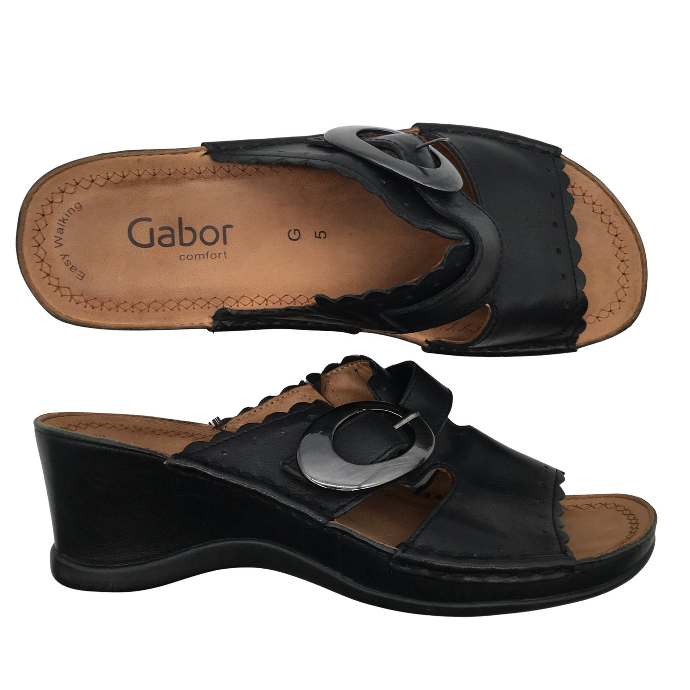 Unisex Gabor - Kiilakorkosandaalit, koko 38 - (1)