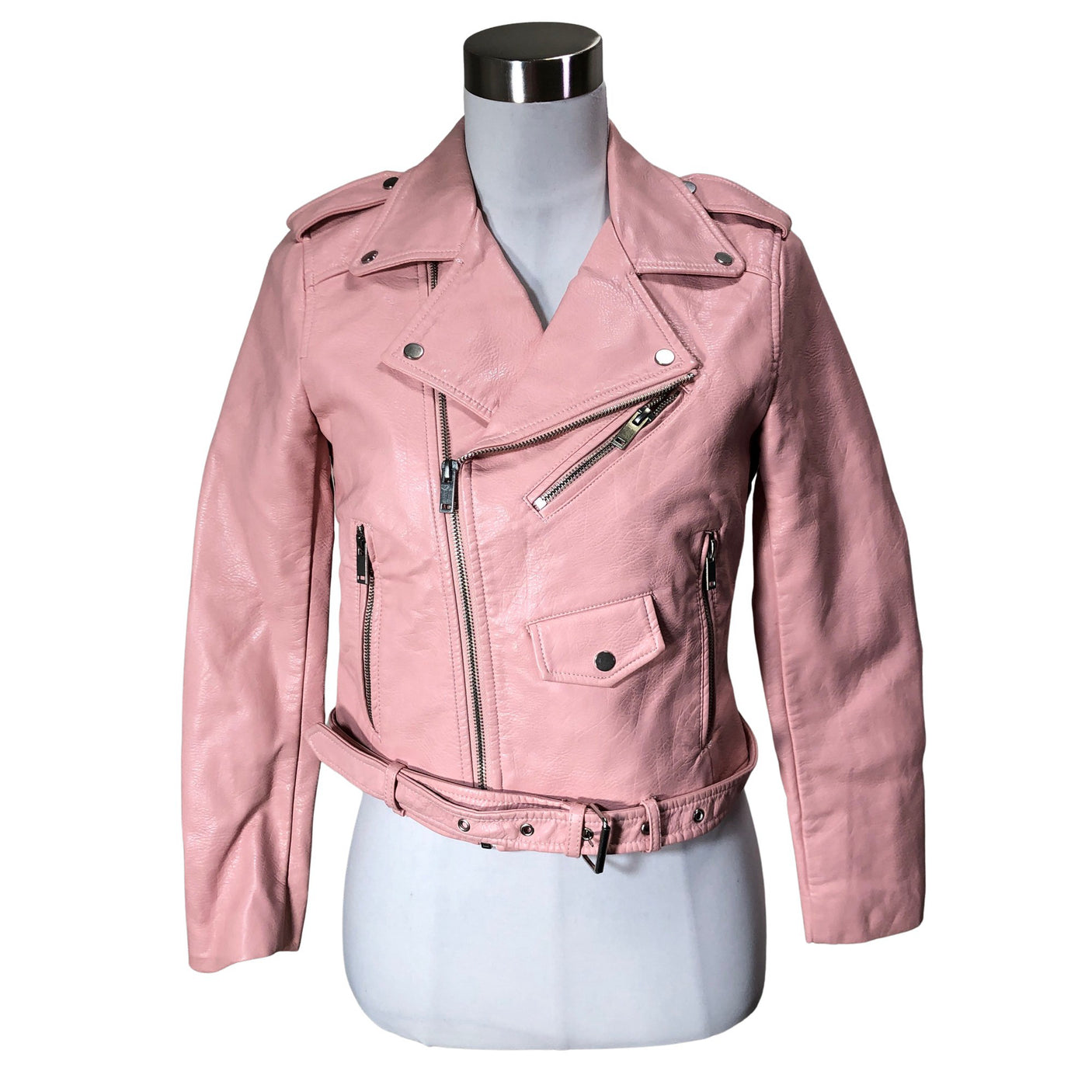 Unisex Zara - Nahkatakki, koko 38 - (1)