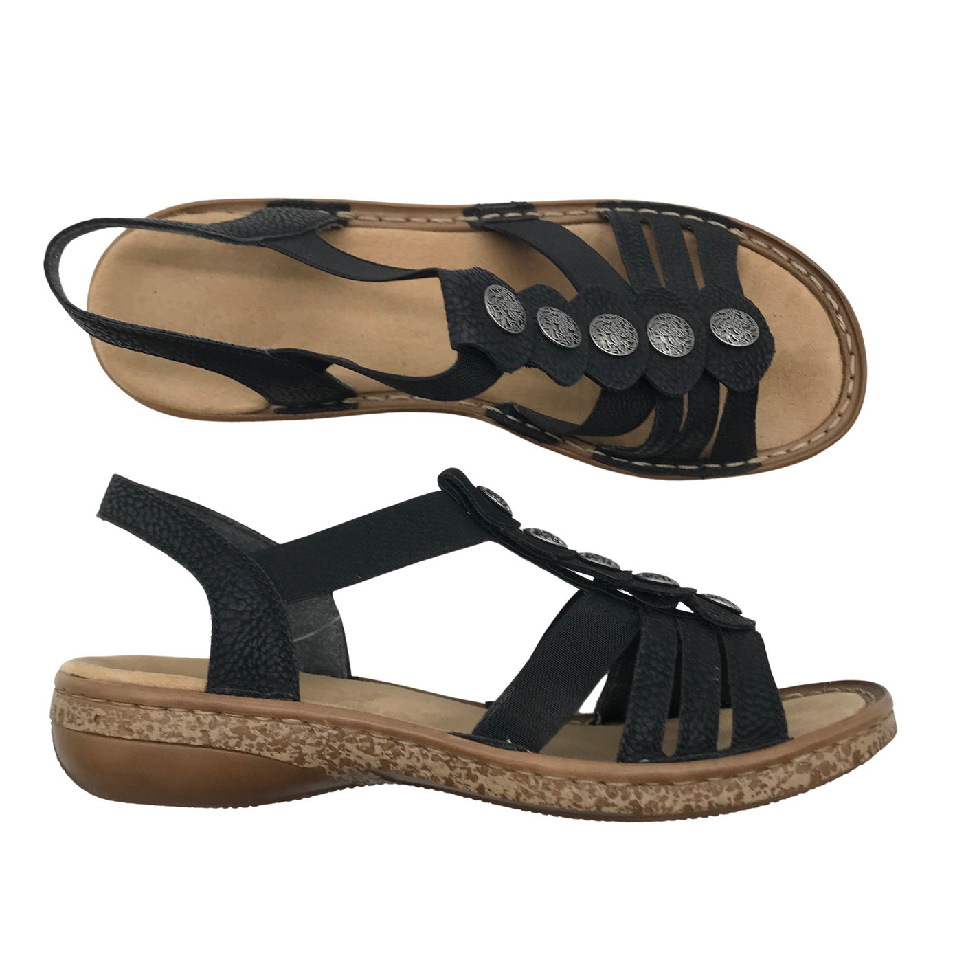 Unisex Rieker - Sandaalit, koko 38 - (1)