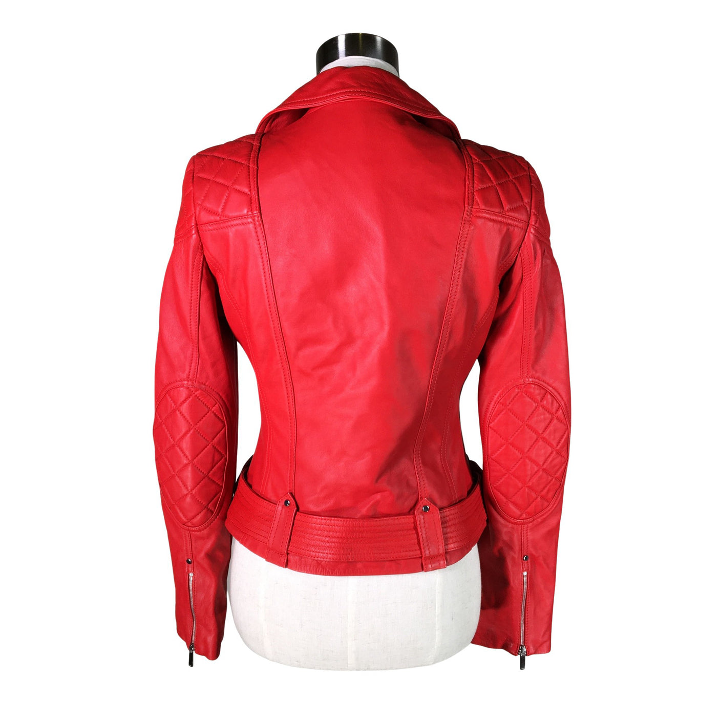 Unisex Karen Millen - Nahkatakki, koko 38 - (2)