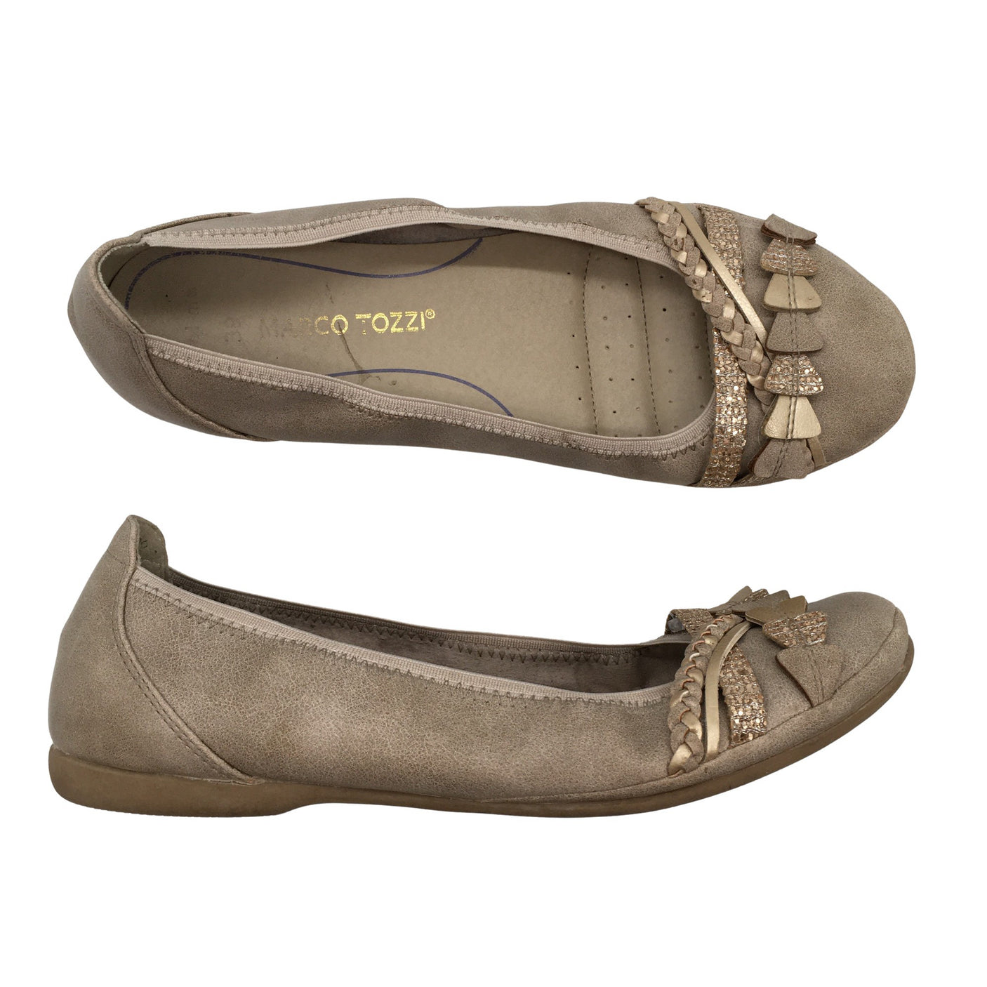 Unisex Marco Tozzi - Ballerinat, koko 39 - (1)